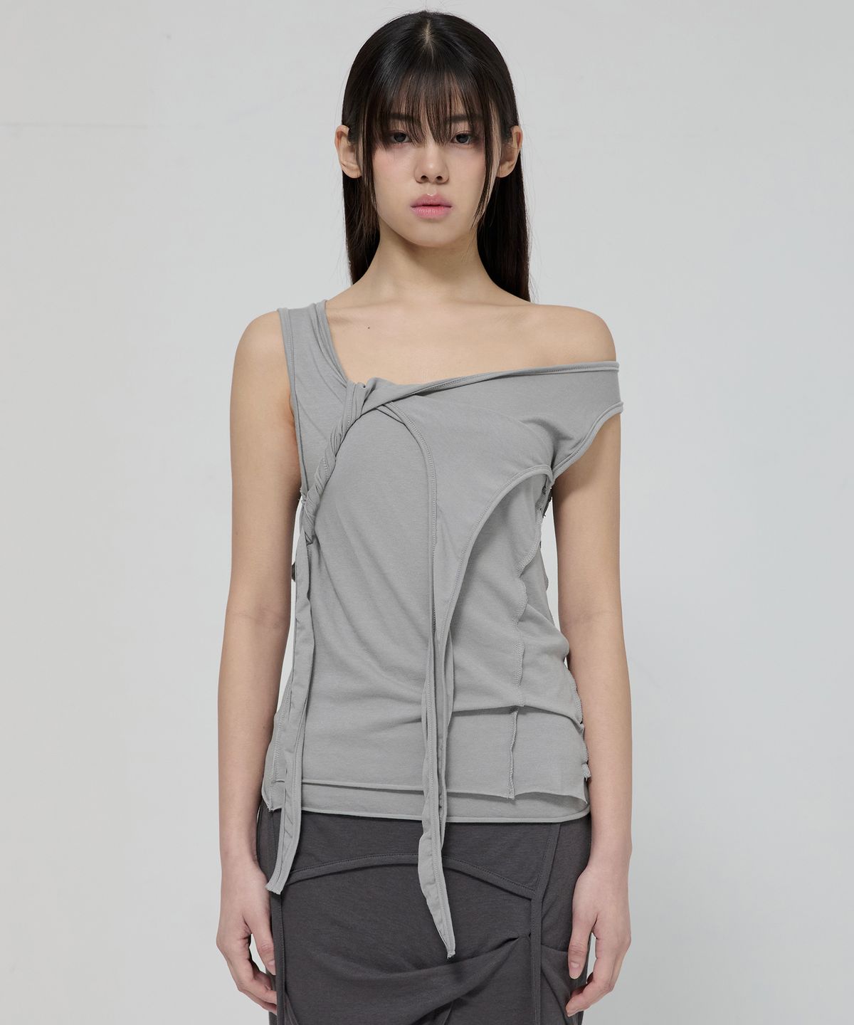 플레어업(FLAREUP) 3-Layered Braided Sleeveless (FL-128_Gray)