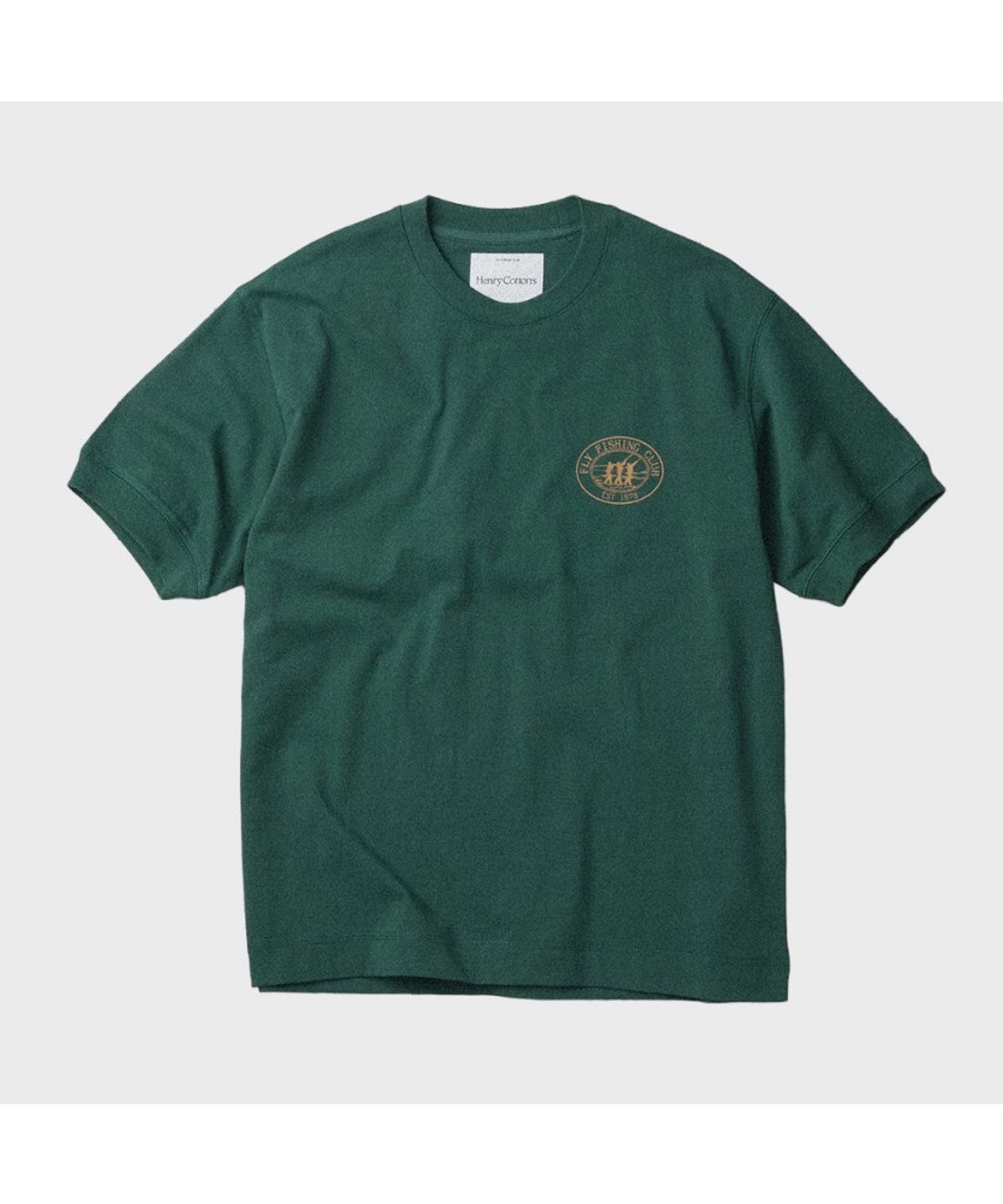 헨리코튼(HENRY COTTONS) [Fly Fishing Club] FFC Lettering T-shirt AZTAM26230GRX