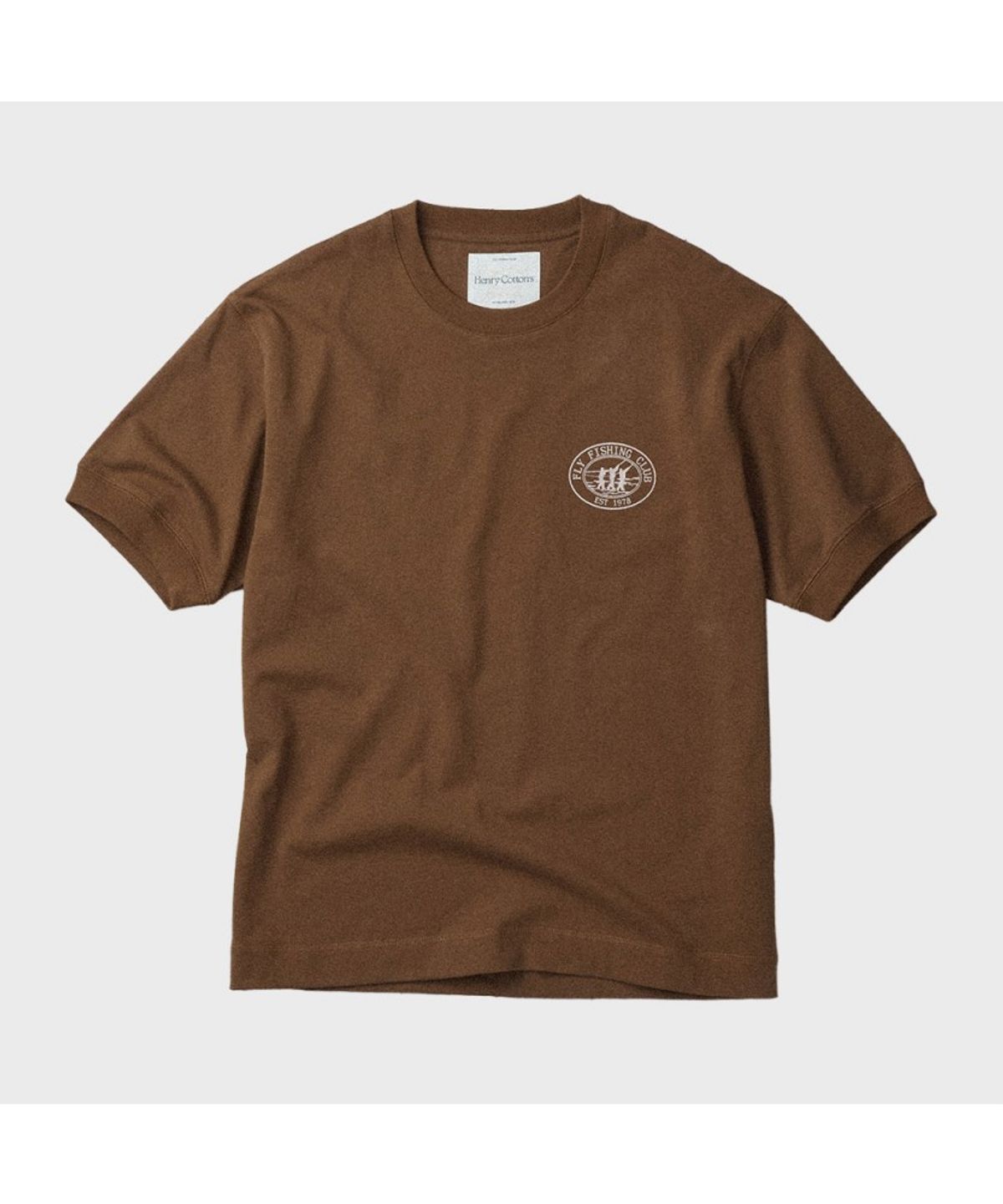 헨리코튼(HENRY COTTONS) [Fly Fishing Club] FFC Lettering T-shirt AZTAM26230BRX