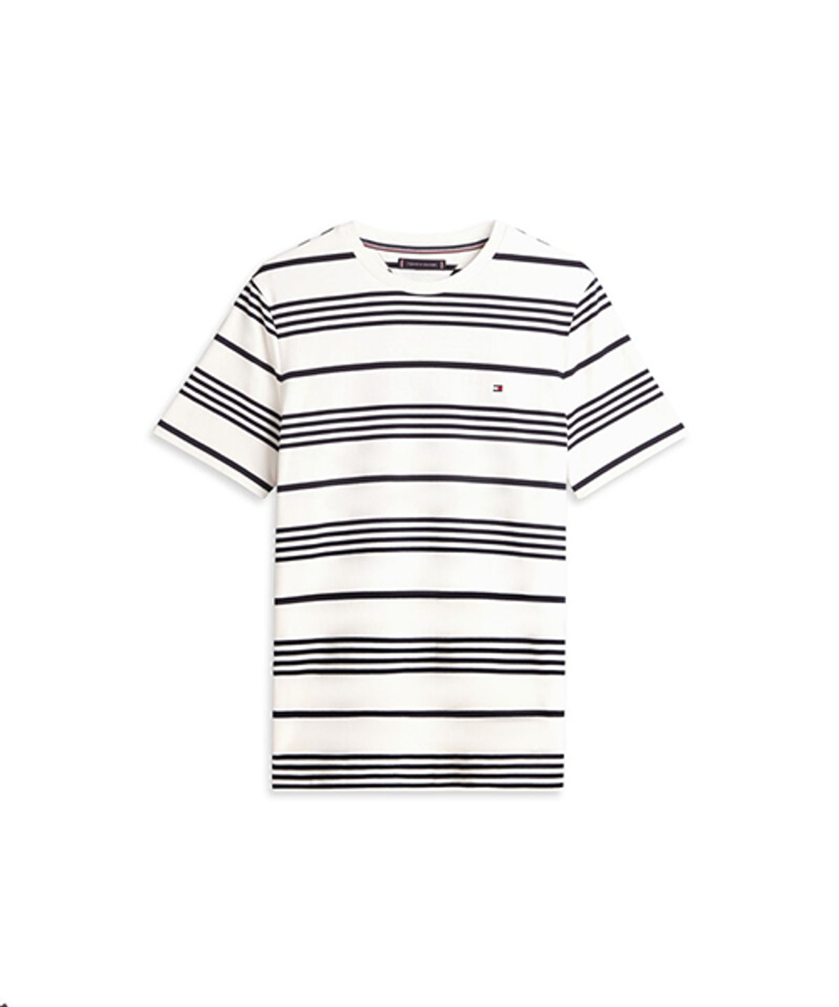 타미힐피거(TOMMY HILFIGER) 라이트 인터록 스트라이프 티셔츠 (T12G1TPO050MT10FA)