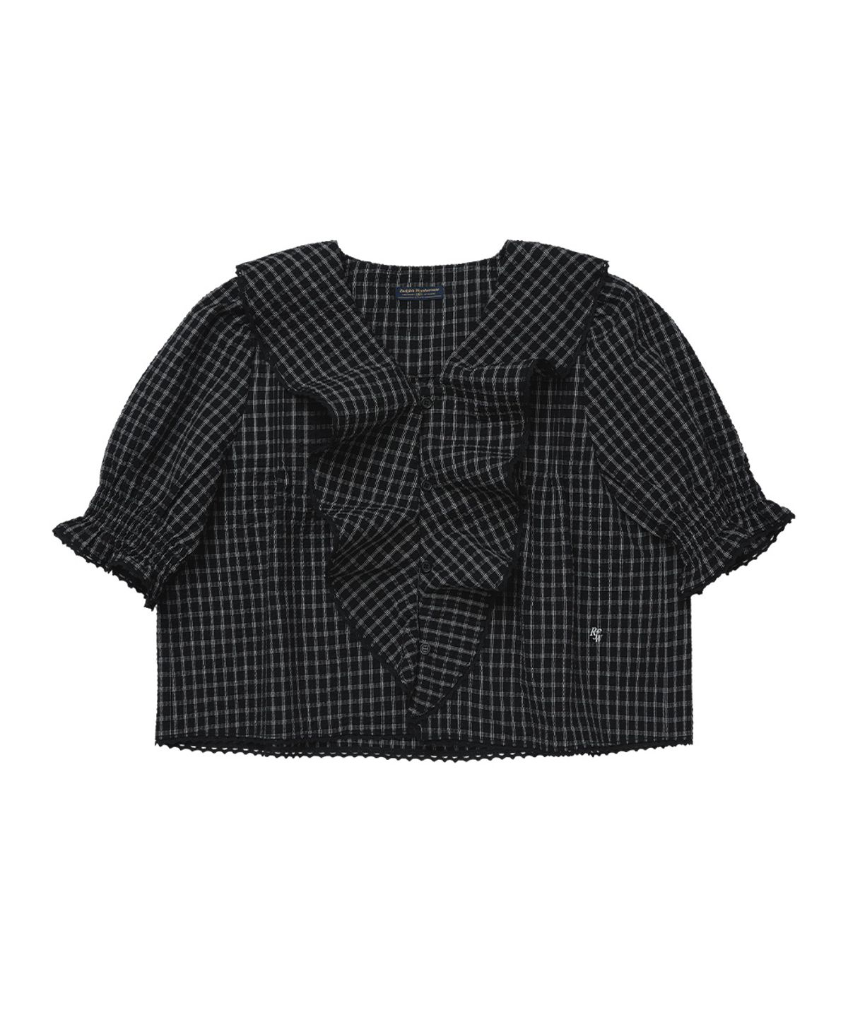락피쉬웨더웨어(ROCKFISH WEATHERWEAR) RUFFLE BLOUSE - 2 colors