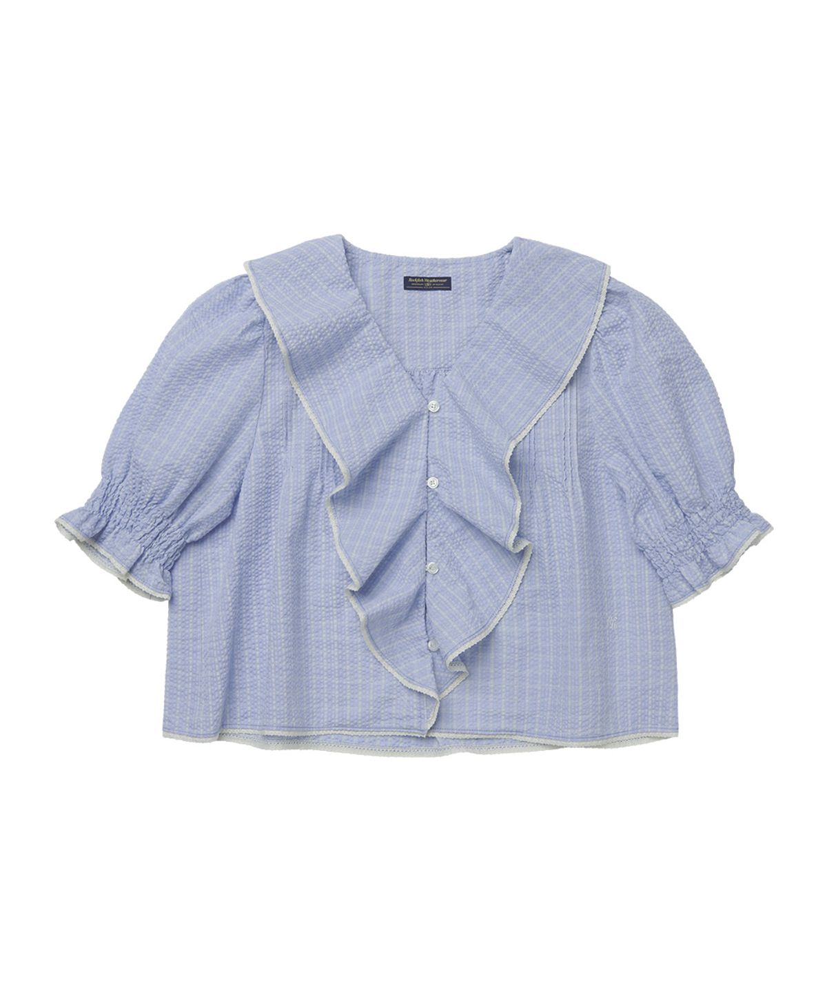 락피쉬웨더웨어(ROCKFISH WEATHERWEAR) RUFFLE BLOUSE - 2 colors