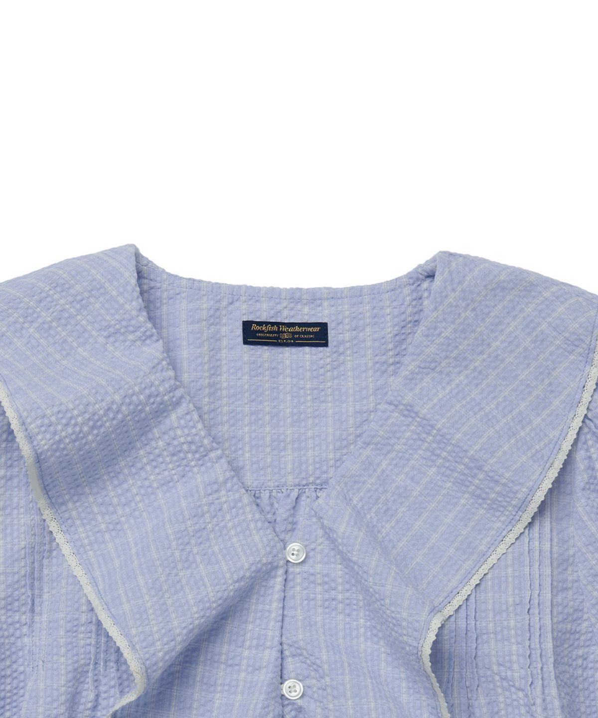 락피쉬웨더웨어(ROCKFISH WEATHERWEAR) RUFFLE BLOUSE - 2 colors