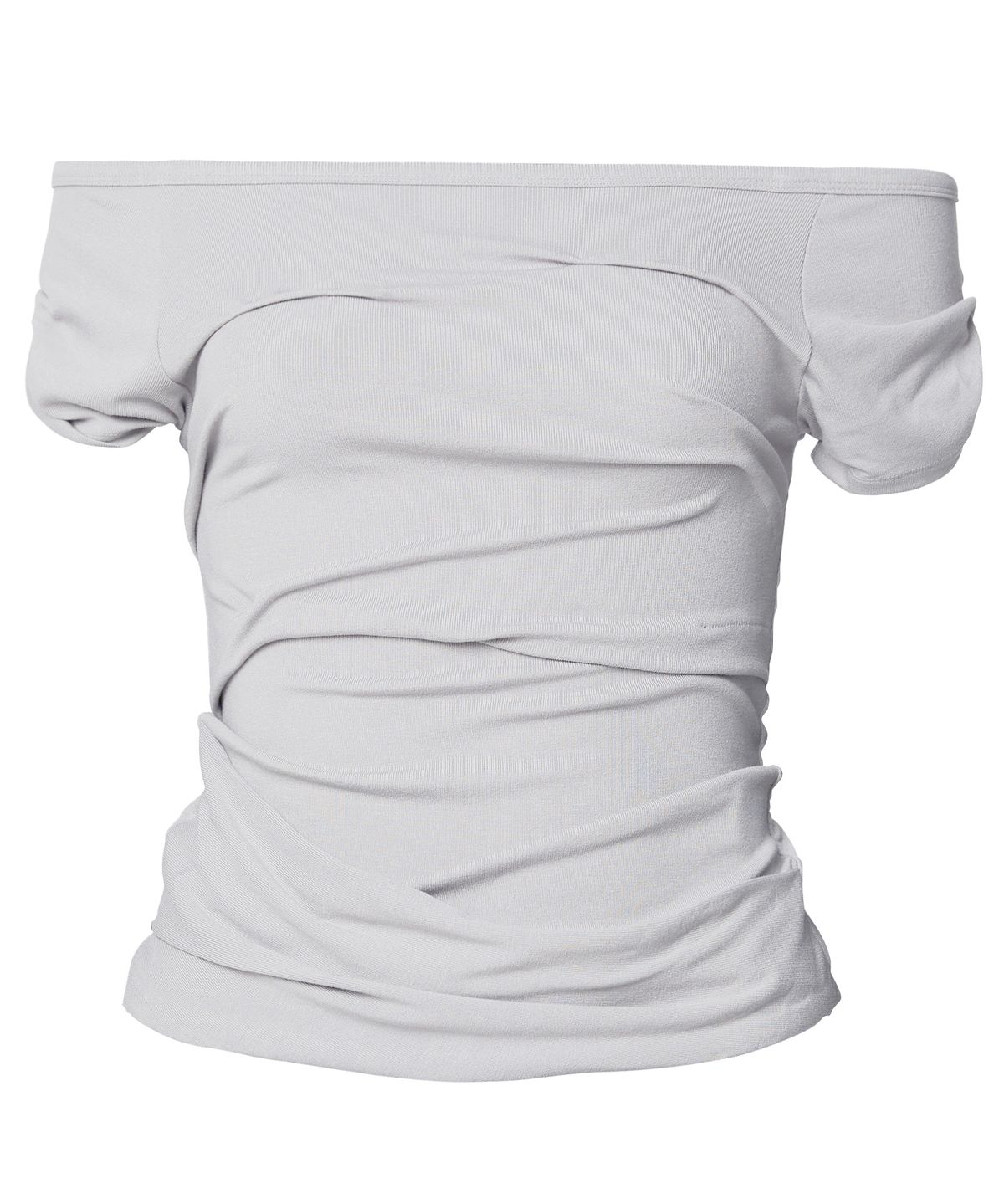 플레어업(FLAREUP) Draped Top (FL-130_Cloud White)
