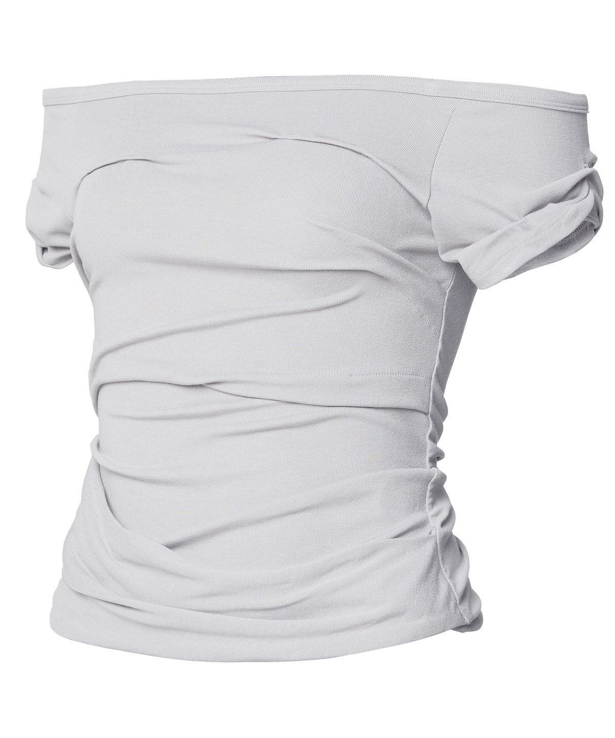 플레어업(FLAREUP) Draped Top (FL-130_Cloud White)