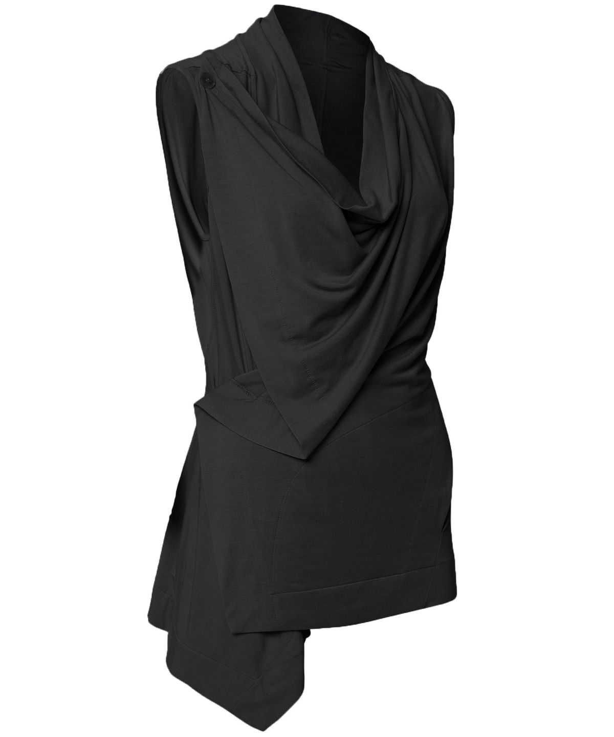 플레어업(FLAREUP) Raya Snap Cardigan (FL-120_Black)