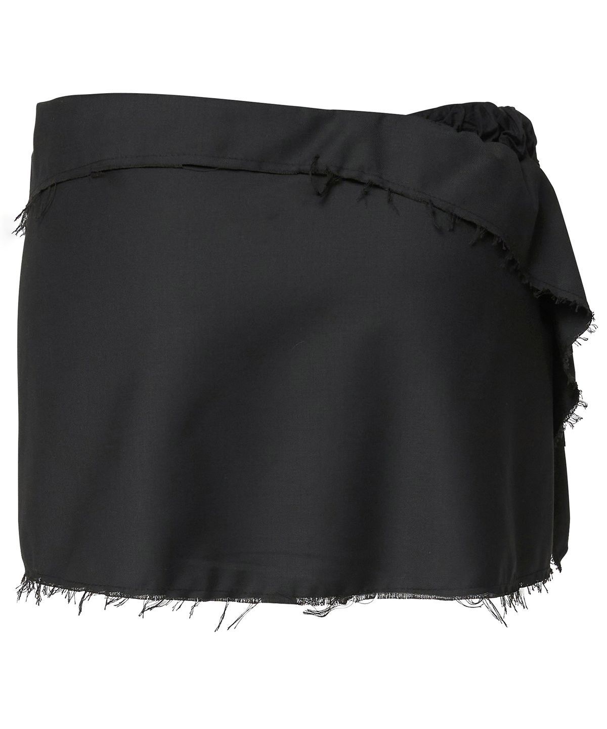 플레어업(FLAREUP) Asymmetrical Layered Mini Skirt (FL-267_Black)