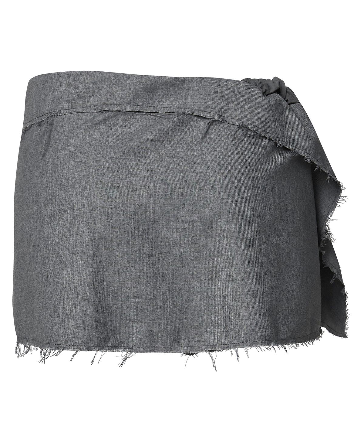 플레어업(FLAREUP) Asymmetrical Layered Mini Skirt (FL-267_Dark Gray)