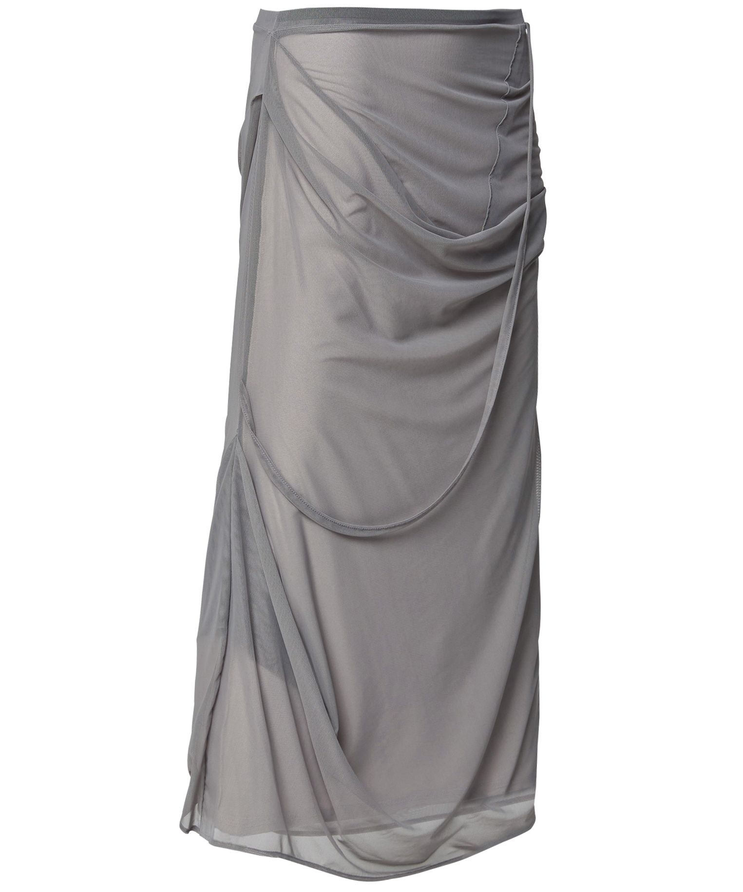 スカート FLA REUP Draped Mesh Layered Long Skirt MUSINSA | FLAREUP Draped Mesh Layered Long Skirt (FL-264_Gray)