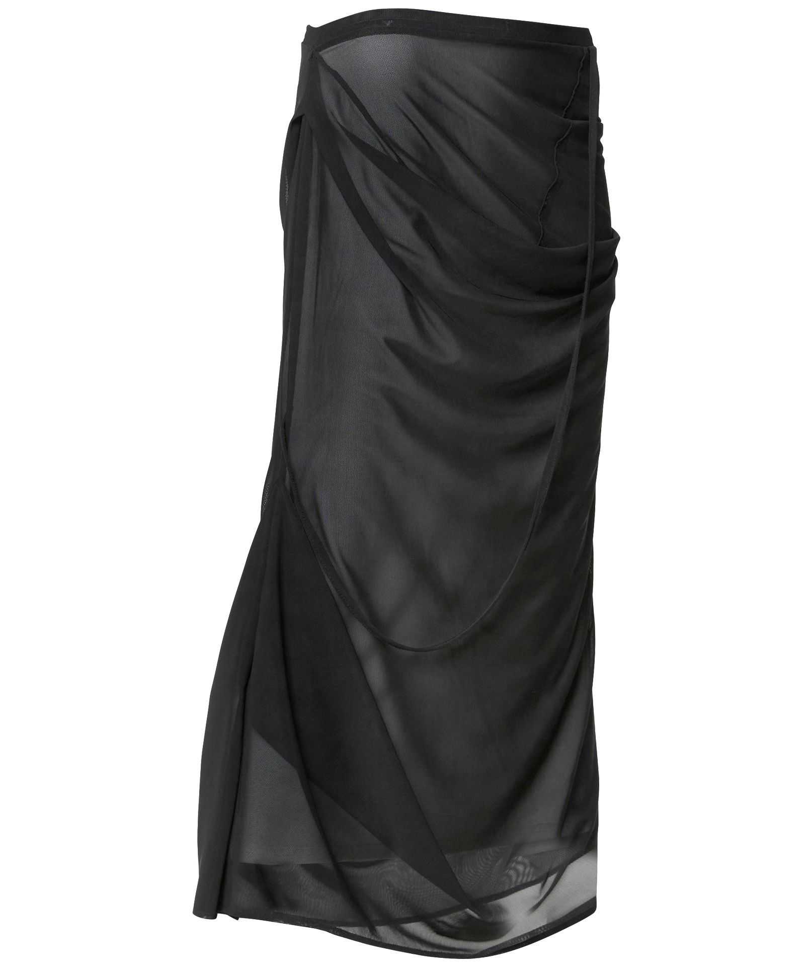 スカート FLA REUP Draped Mesh Layered Long Skirt MUSINSA | FLAREUP Draped Mesh Layered Long Skirt (FL-264_Black)