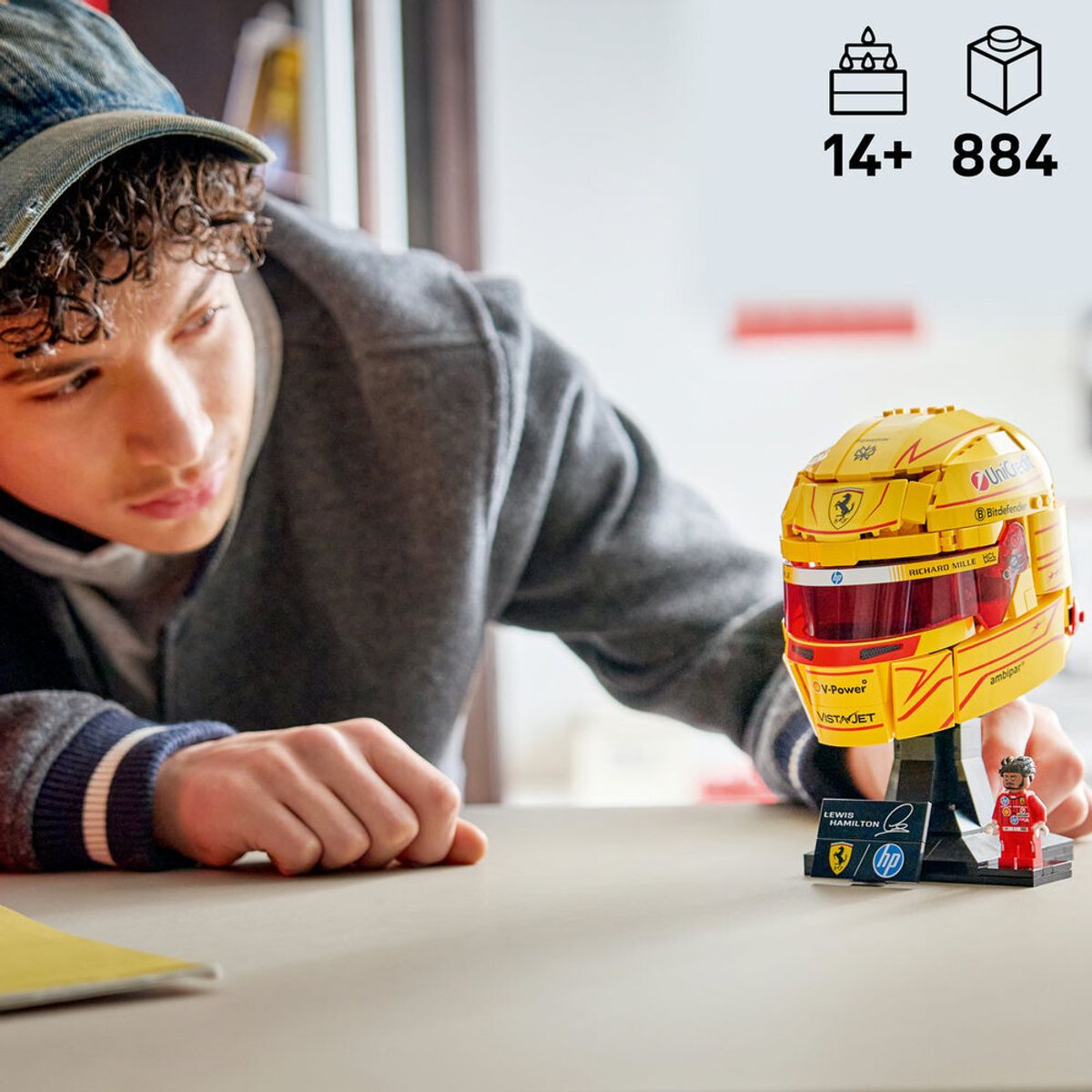 레고(LEGO) 레고 에디션 43022 스쿠데리아 페라리 HP 루이스 해밀턴 헬멧 [레고공식]