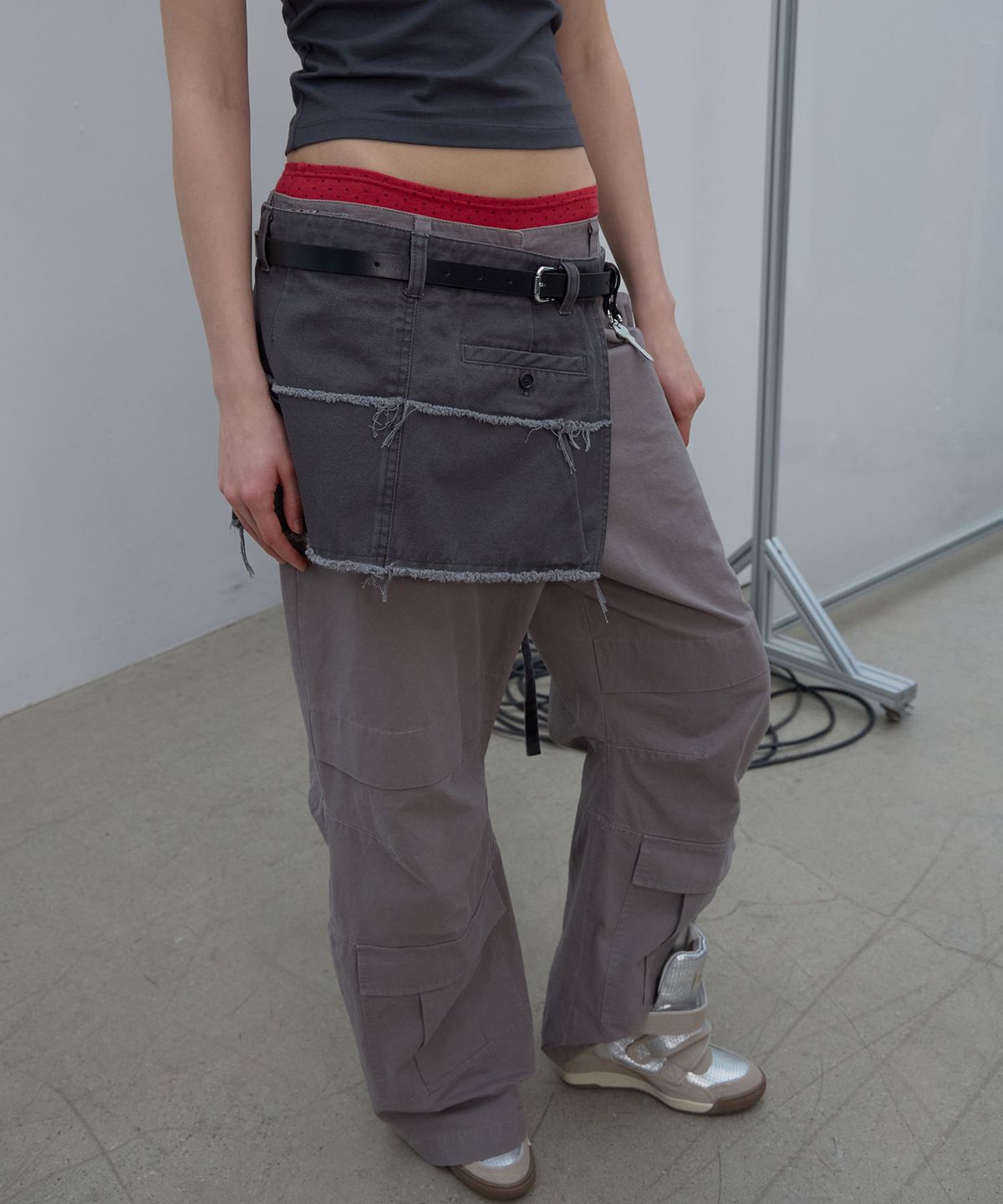 엘씨디씨티엠(LCDC™) KEY CHARM LEATHER BELT (BLACK)