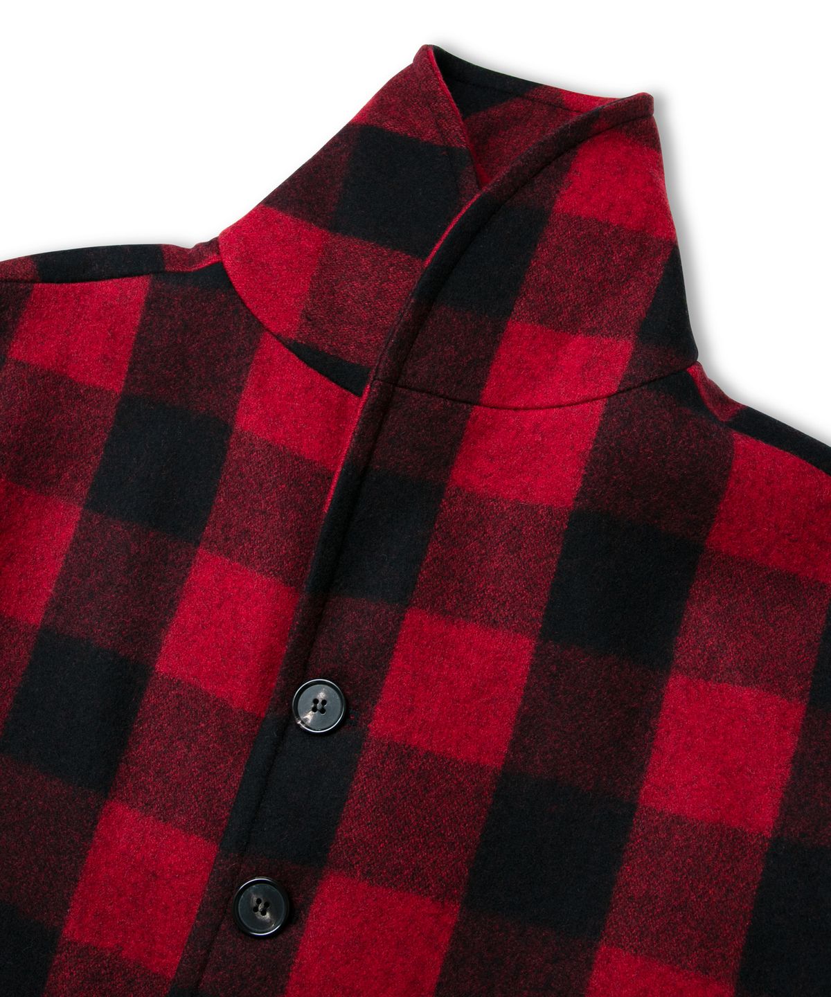 블랙피피(BLACKPP) BLACK PP CCC Buffalo Plaid Shawl Collar Jacket