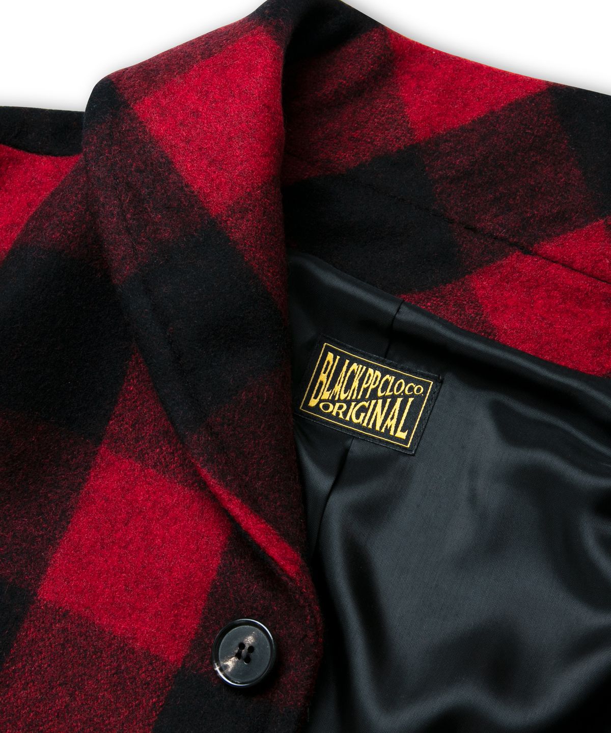 블랙피피(BLACKPP) BLACK PP CCC Buffalo Plaid Shawl Collar Jacket