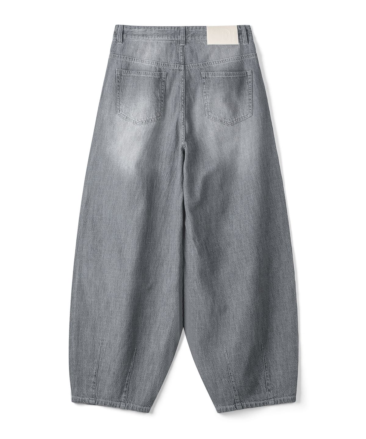 데케트(DECET) [린넨라이크]Linen Like Ballon Wide Jeans DCPT060Gray