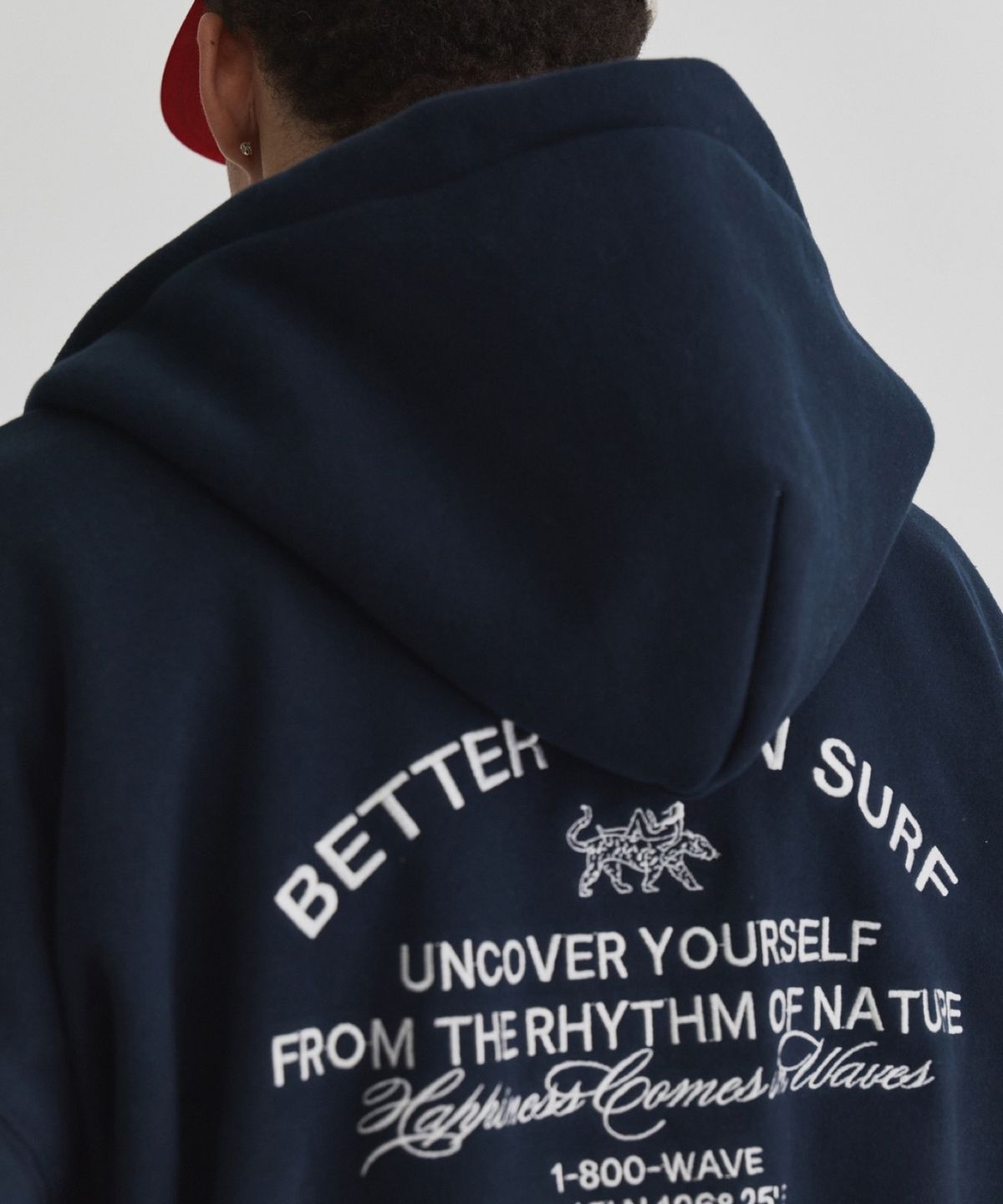 배러댄서프(BETTER THAN SURF) EUPHORIA ZIPUP HOODIE - NAVY