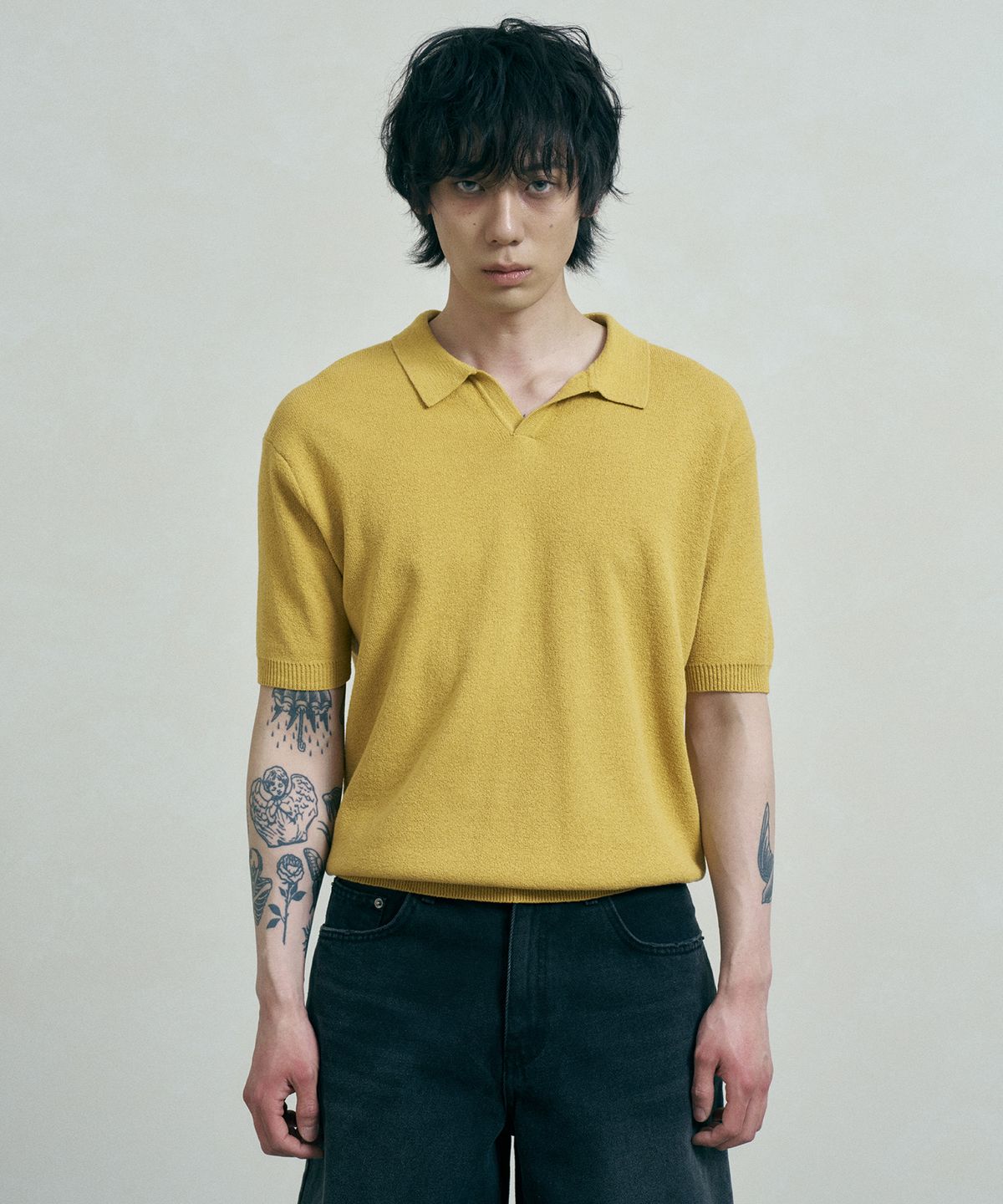 페르노브(FERNOV) 에센셜 폴로 니트 6color
