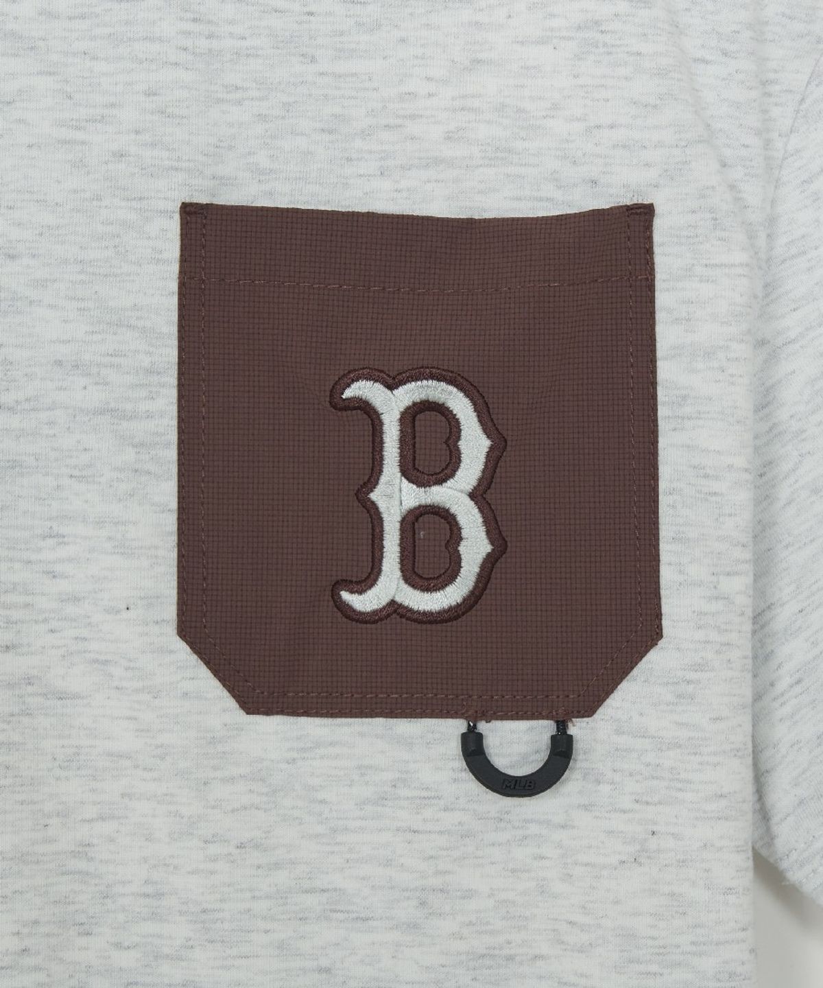 엠엘비 키즈(MLB KIDS) 아웃도어 베이직 포켓 레이어드 티셔츠세트 BOS (Brown)