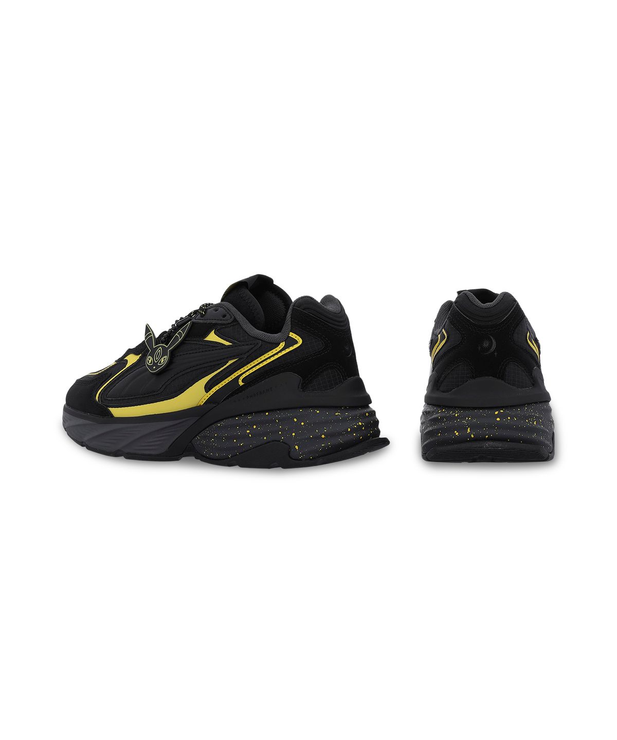 푸마(PUMA) 페이드 나이트로 블래키 - 블랙:에너자이징 옐로우 / 407024-01