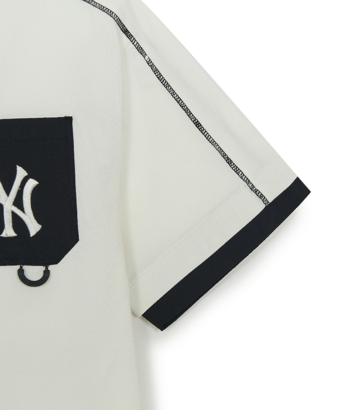 엠엘비 키즈(MLB KIDS) 아웃도어 베이직 포켓 레이어드 티셔츠세트 NY (Black)