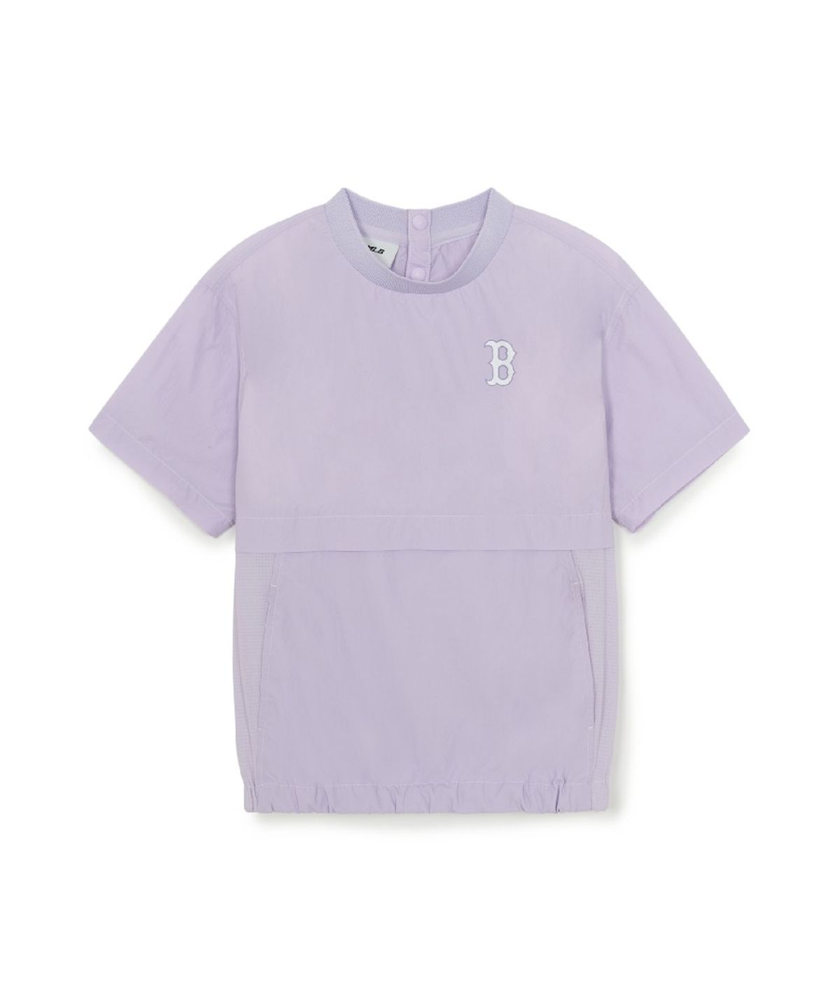 엠엘비 키즈(MLB KIDS) 아웃도어 베이직 우븐 티셔츠세트 BOS (Lavender)