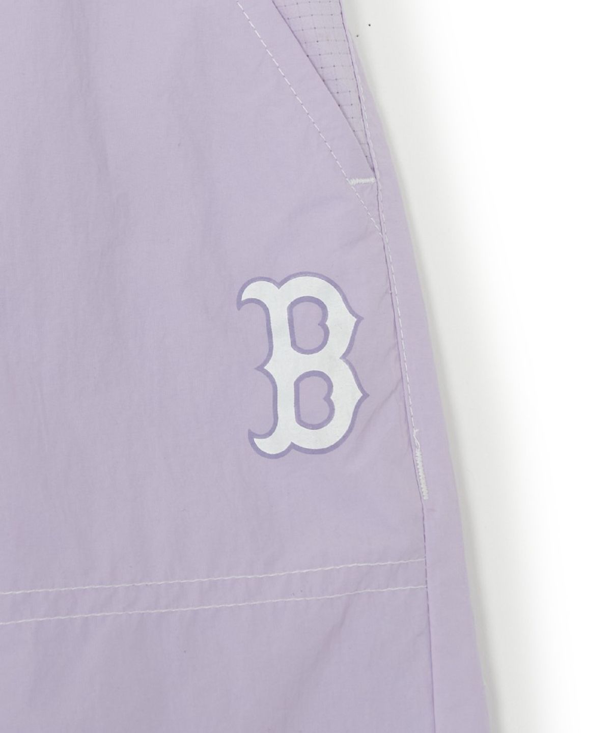 엠엘비 키즈(MLB KIDS) 아웃도어 베이직 우븐 티셔츠세트 BOS (Lavender)