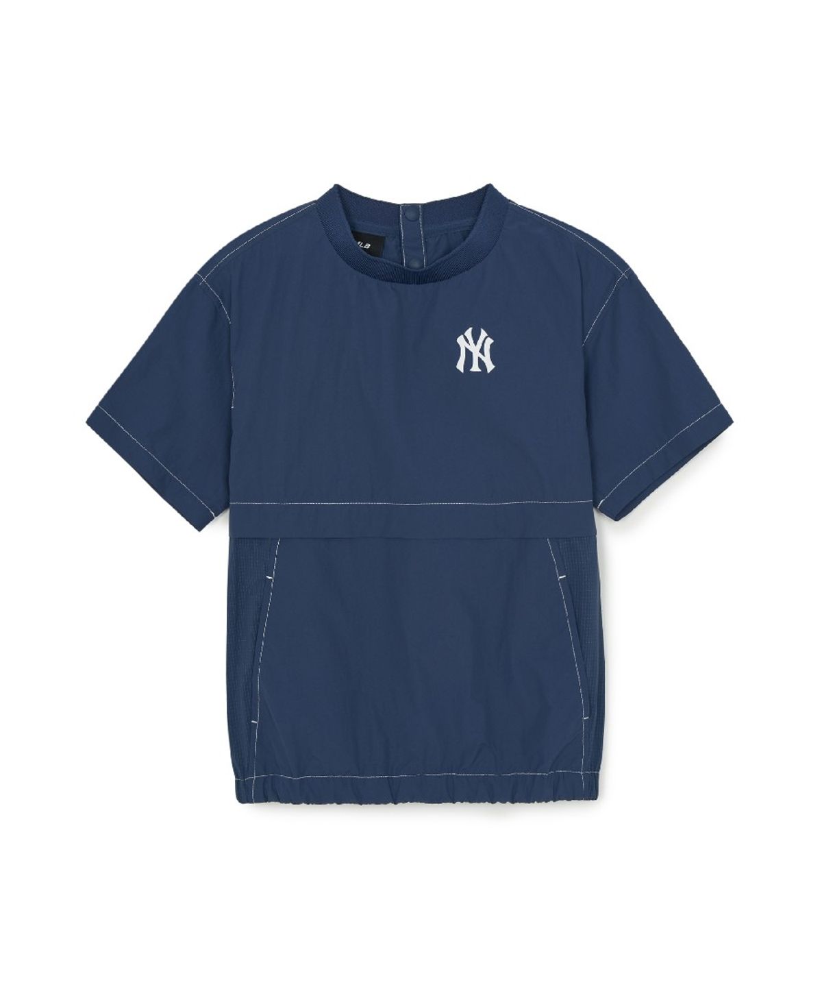 엠엘비 키즈(MLB KIDS) 아웃도어 베이직 우븐 티셔츠세트 NY (Navy)