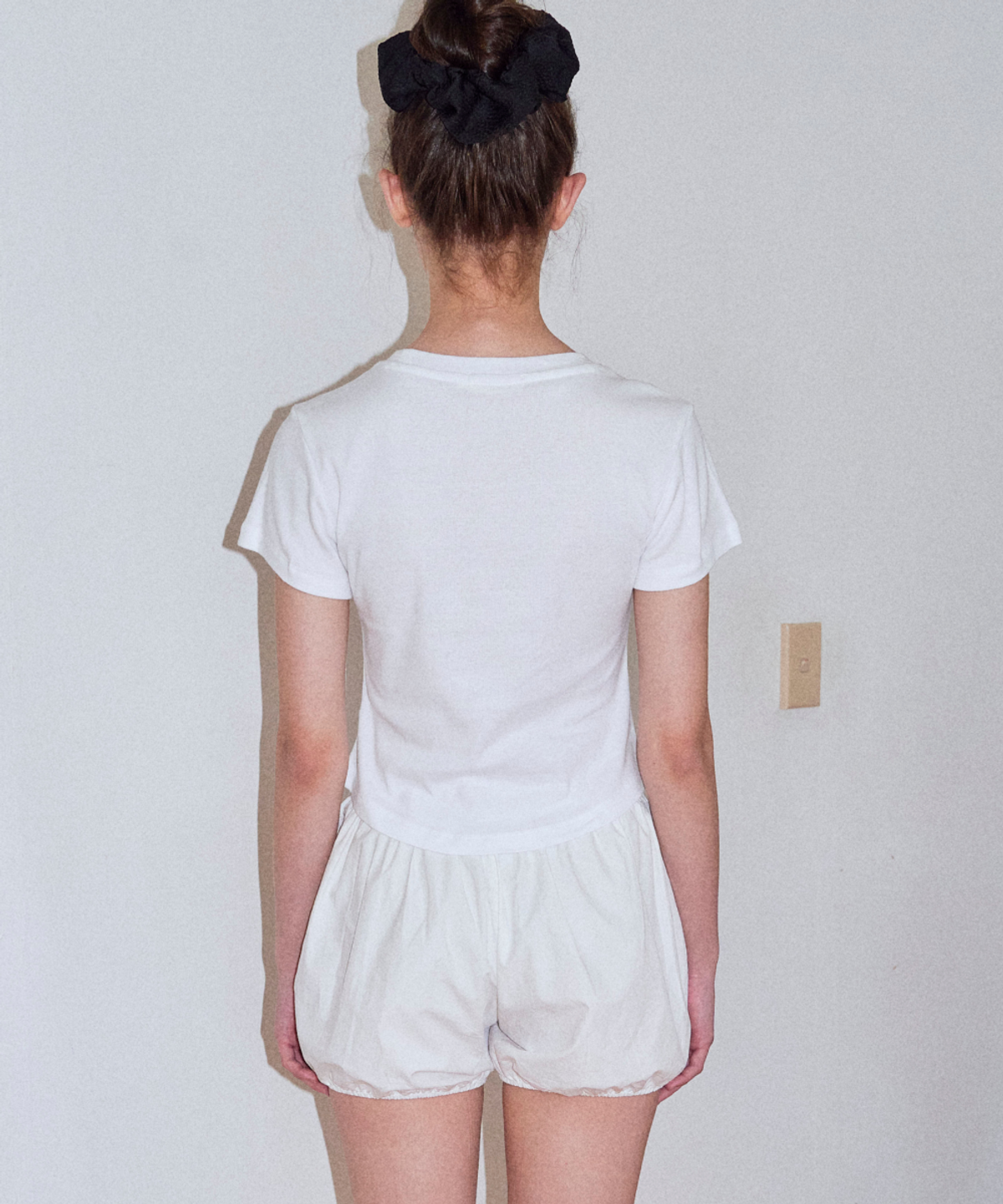 로긴 앤 로지(ROGIN N ROSIE) Angel Cat Printed T-shirt White