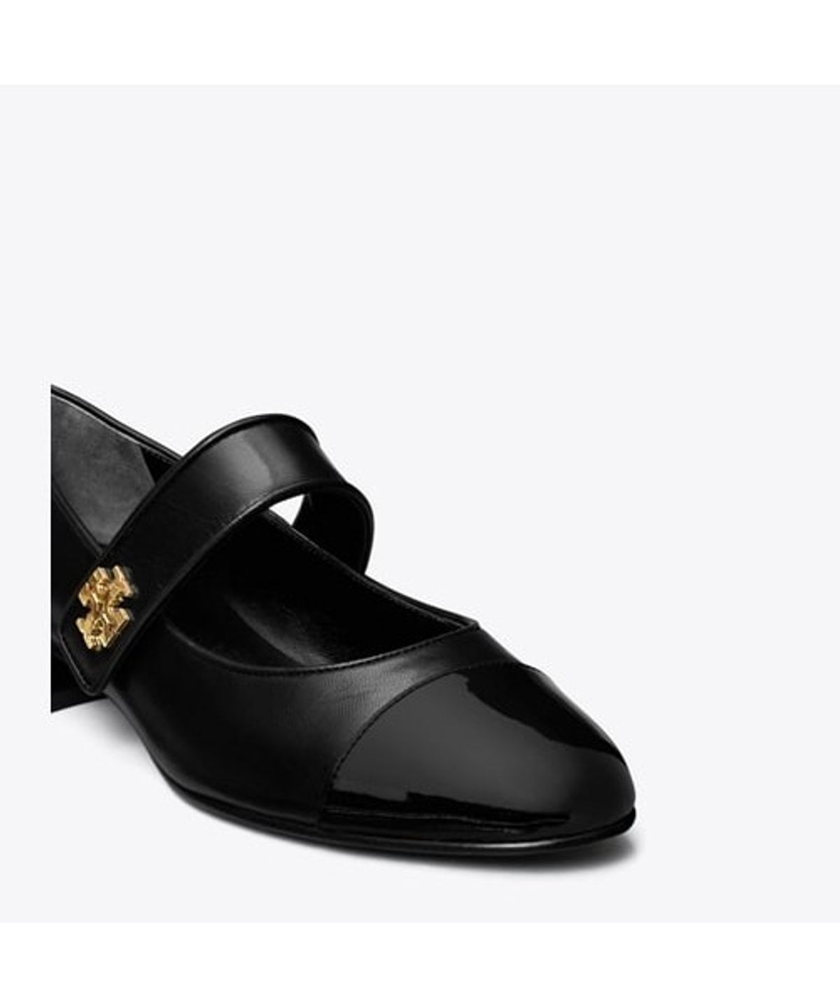 토리버치(TORYBURCH) 캡토 메리 제인 힐 발레 25Mm - 퍼펙트 블랙