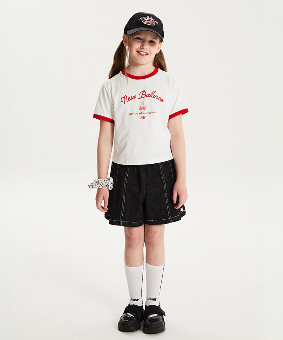 뉴발란스 키즈(NEWBALANCEKIDS) NBSC_아동 데님 숏팬츠 NK9VG2771U15