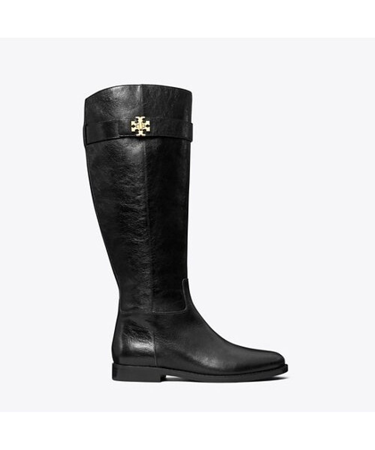 토리버치(TORYBURCH) 턴락 라이딩 부츠 - 퍼펙트 블랙