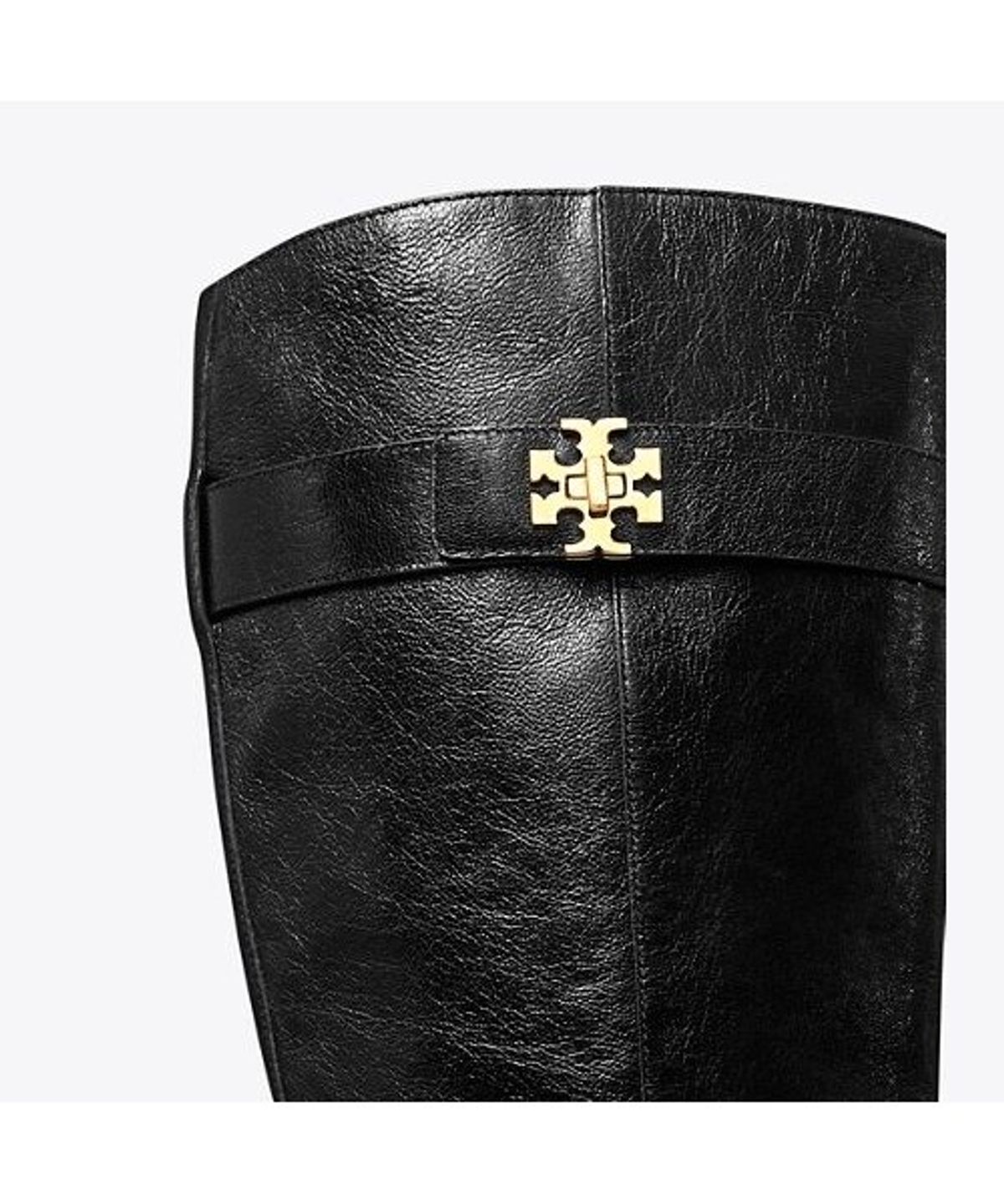 토리버치(TORYBURCH) 턴락 라이딩 부츠 - 퍼펙트 블랙
