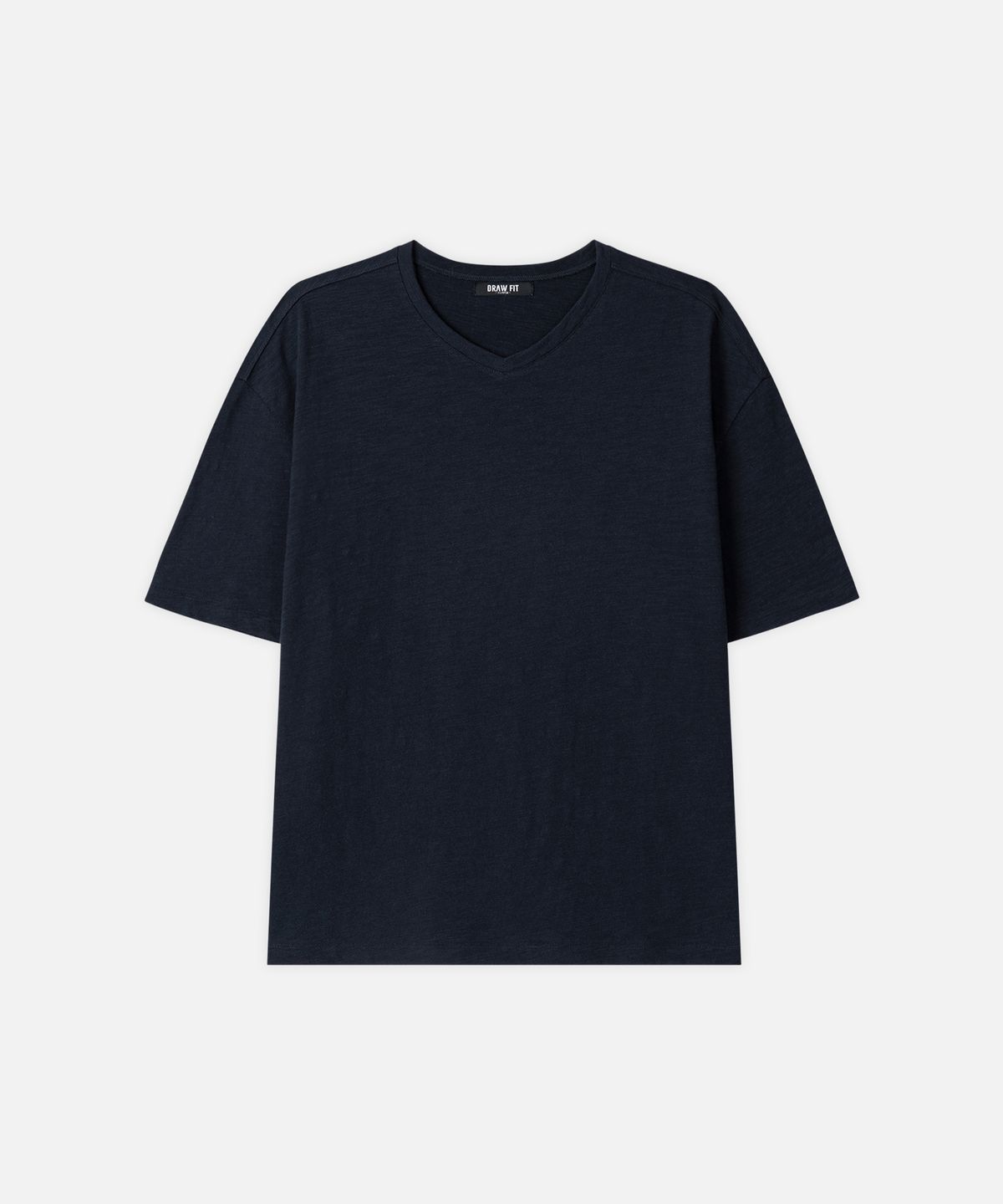 드로우핏(DRAW FIT) [스토커즈X드로우핏] 슬럽 코튼 브이넥 티셔츠 [5color]
