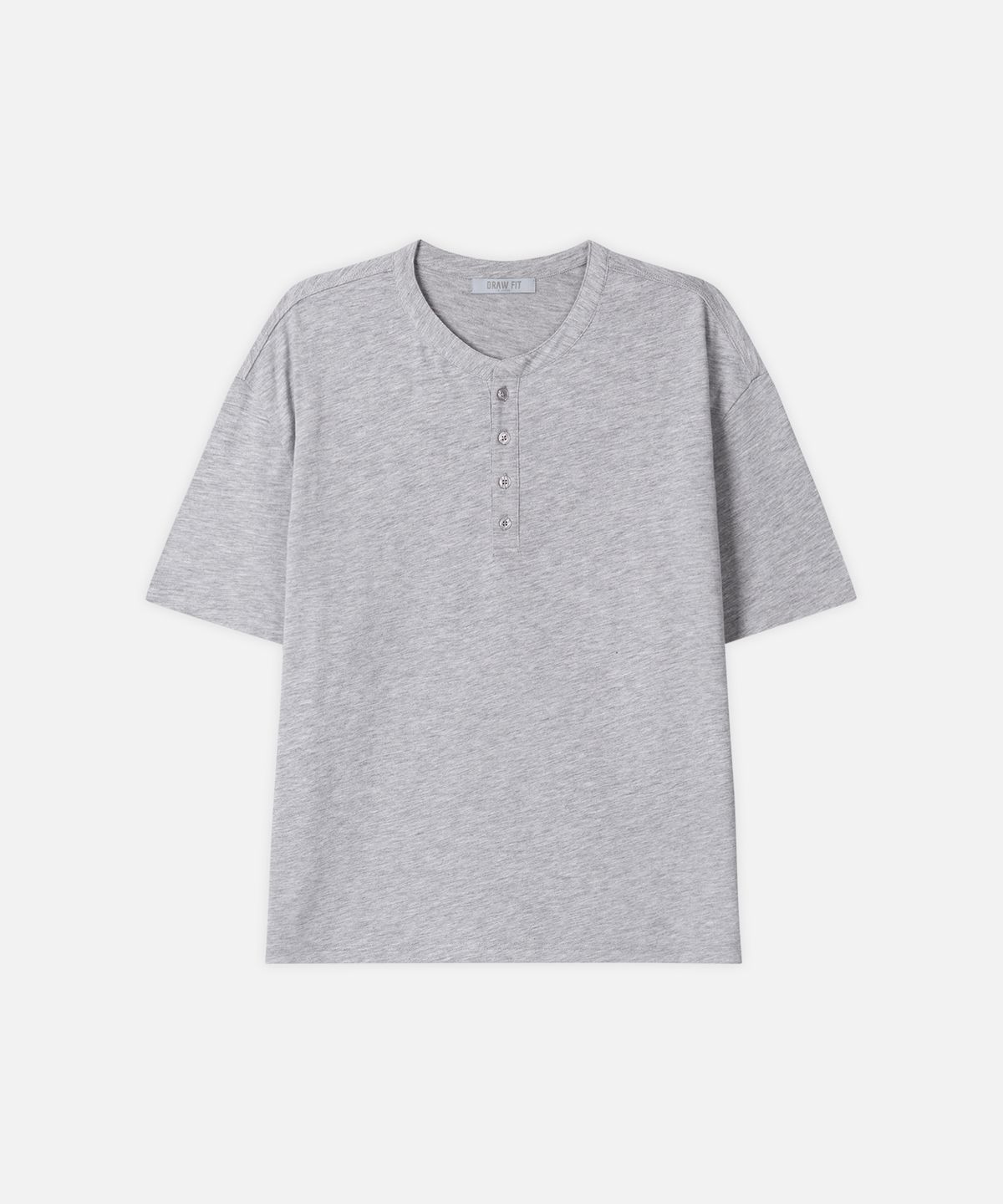 드로우핏(DRAW FIT) [스토커즈X드로우핏] 슬럽 코튼 헨리넥 티셔츠 [5color]