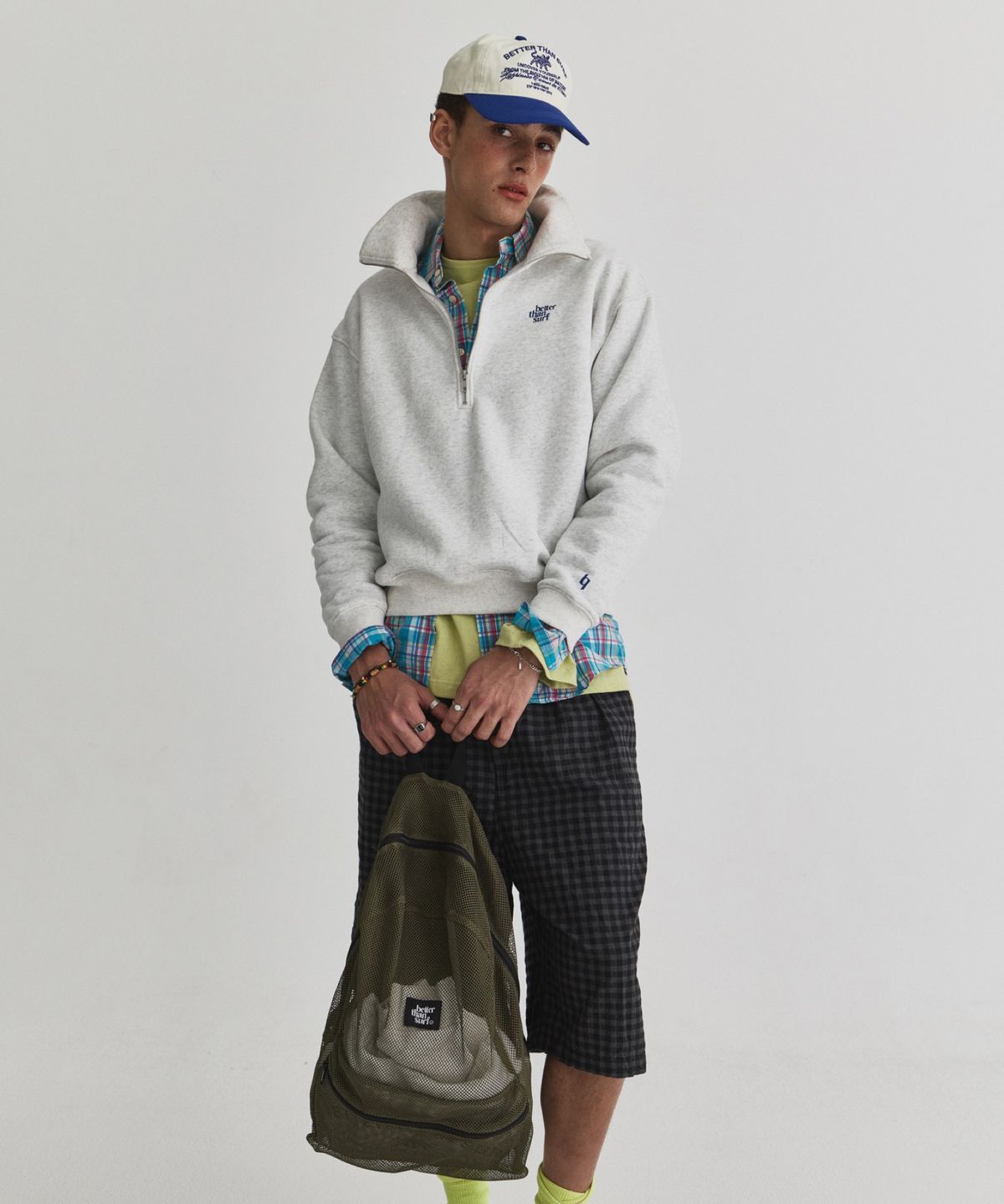 배러댄서프(BETTER THAN SURF) EUPHORIA COTTON CAP - WHITE