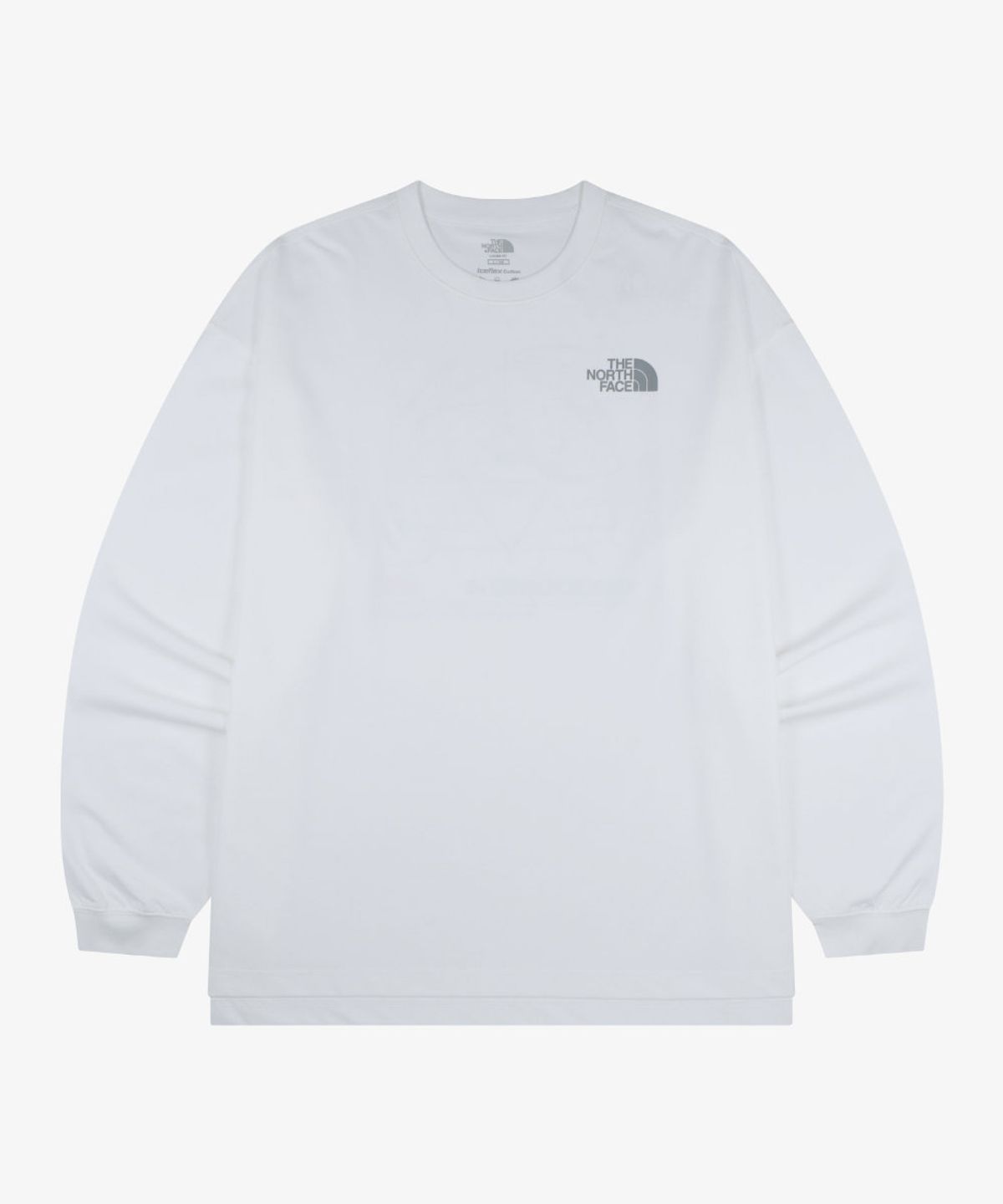 노스페이스(THE NORTH FACE) NT7TS01K 화이트라벨 지오돔 긴팔 티 WHITE