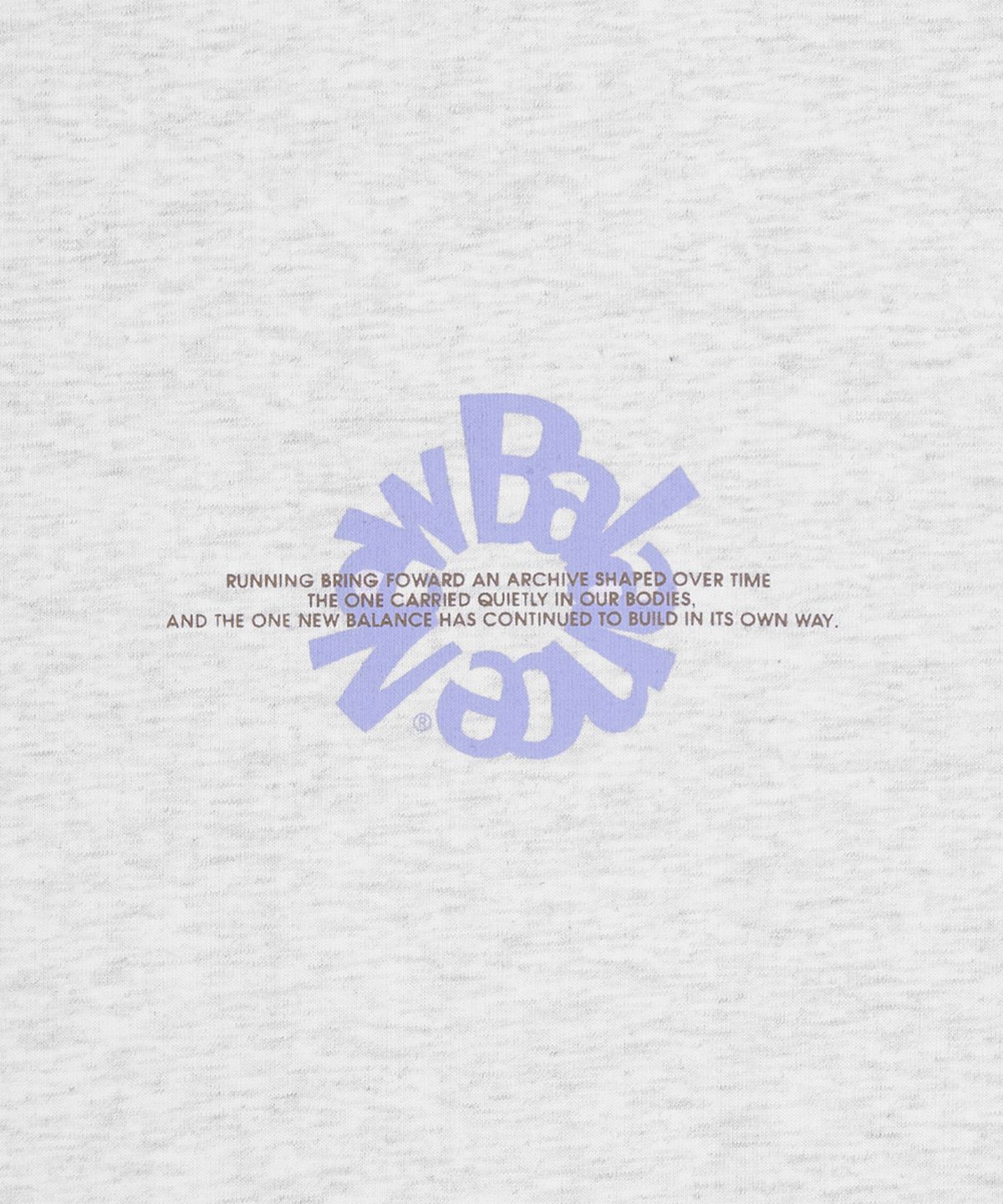 뉴발란스(NEW BALANCE) NBNEG3A113 / UNI Archive Pace Circle 반팔티 (L/GRAY)