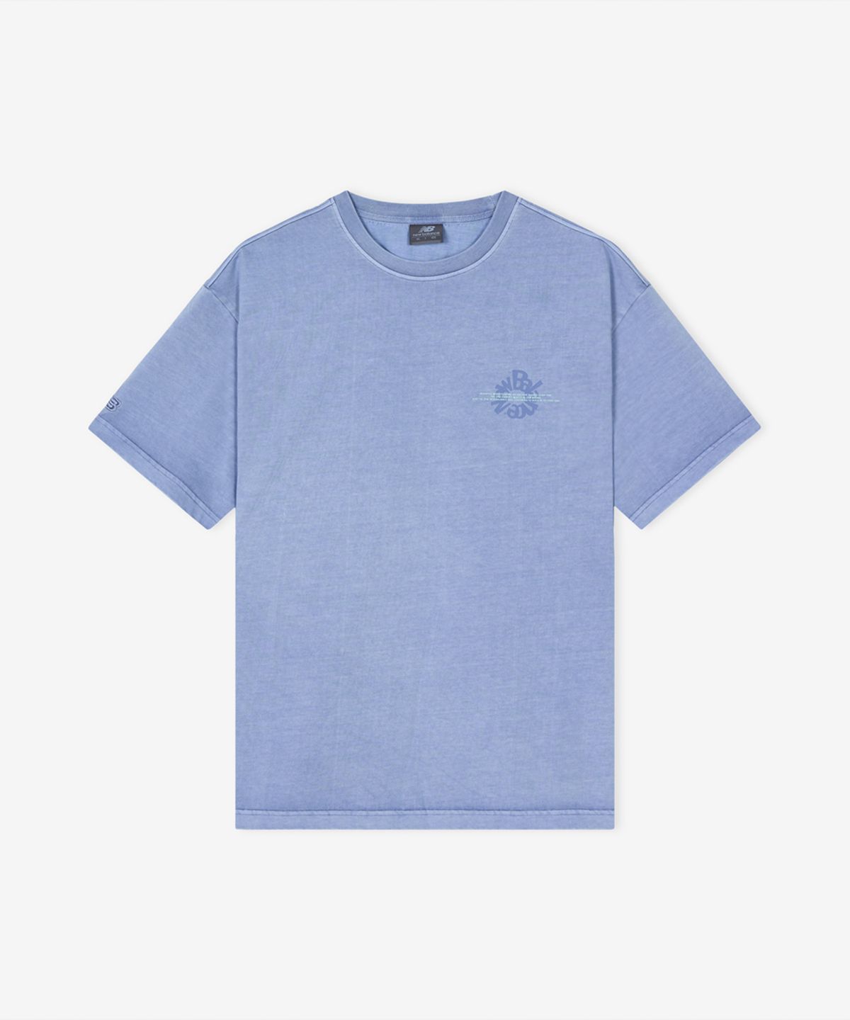 뉴발란스(NEW BALANCE) NBNEG2A083 / UNI Archive Pace Circle 반팔티 (GRAYISH BLUE)