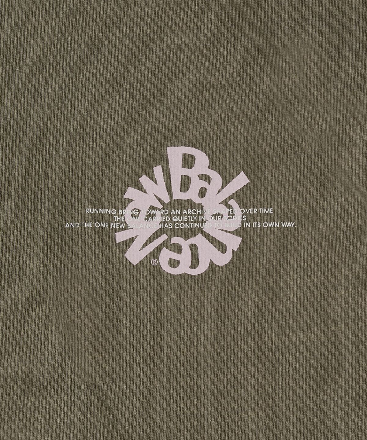 뉴발란스(NEW BALANCE) NBNEG2A083 / UNI Archive Pace Circle 반팔티 (GRAY KHAKI)