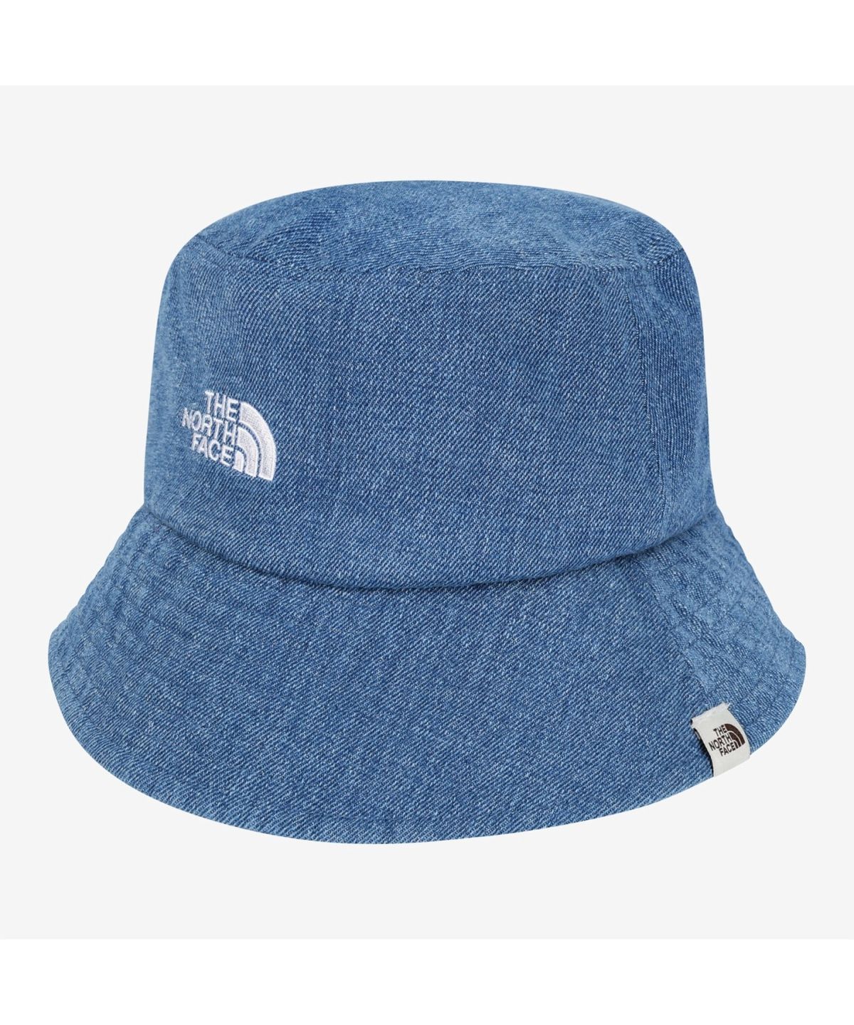 노스페이스(THE NORTH FACE) NE3HS00K 화이트라벨 로고 버킷 햇 데님 BLUE
