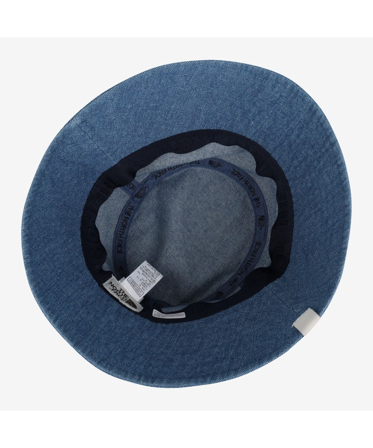 노스페이스(THE NORTH FACE) NE3HS00K 화이트라벨 로고 버킷 햇 데님 BLUE