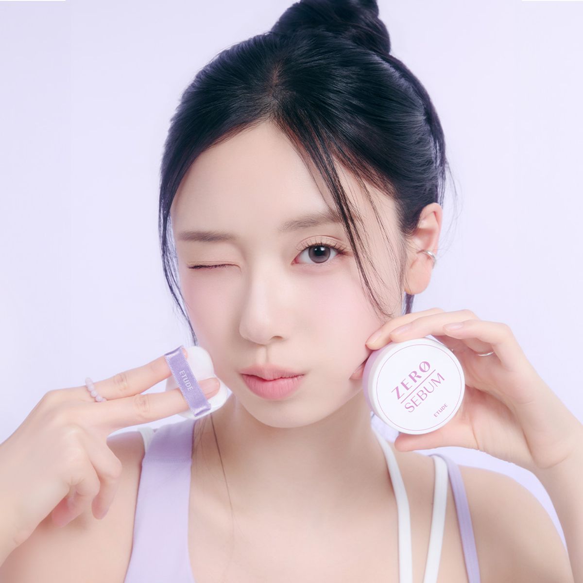 에뛰드(ETUDE) 제로피지 드라잉 파우더 퍼플 4g