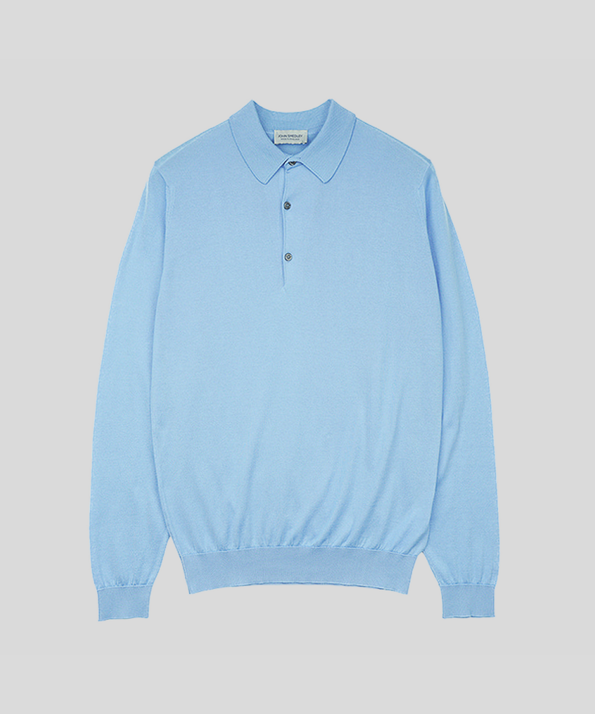존 스메들리(JOHN SMEDLEY) BRADWELL Sea Island Cotton Long Sleeves Polo Shirt Heritage Three 10 Colors