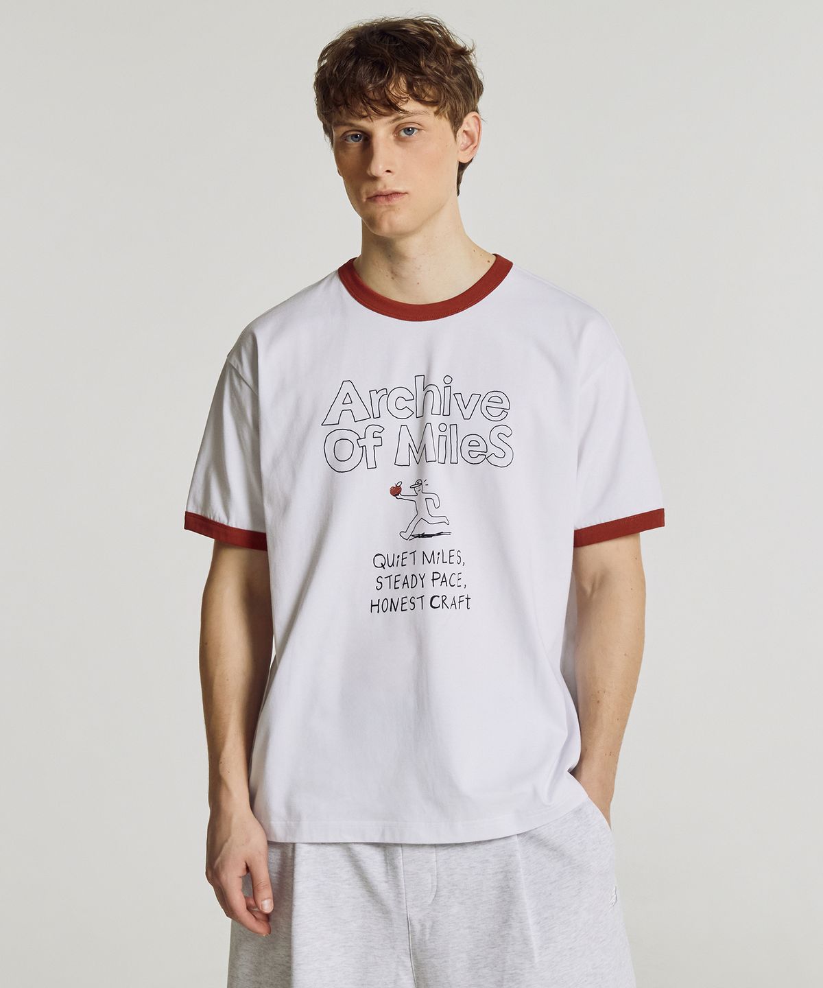 뉴발란스(NEW BALANCE) NBNEG2A103 / UNI Archive Pace Running 링거티 (WHITE)