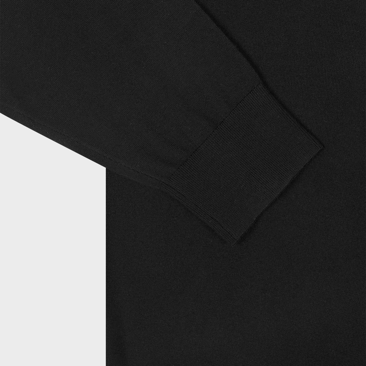 테일던(TAILDERN) High guage Summer wool Cardigan Black