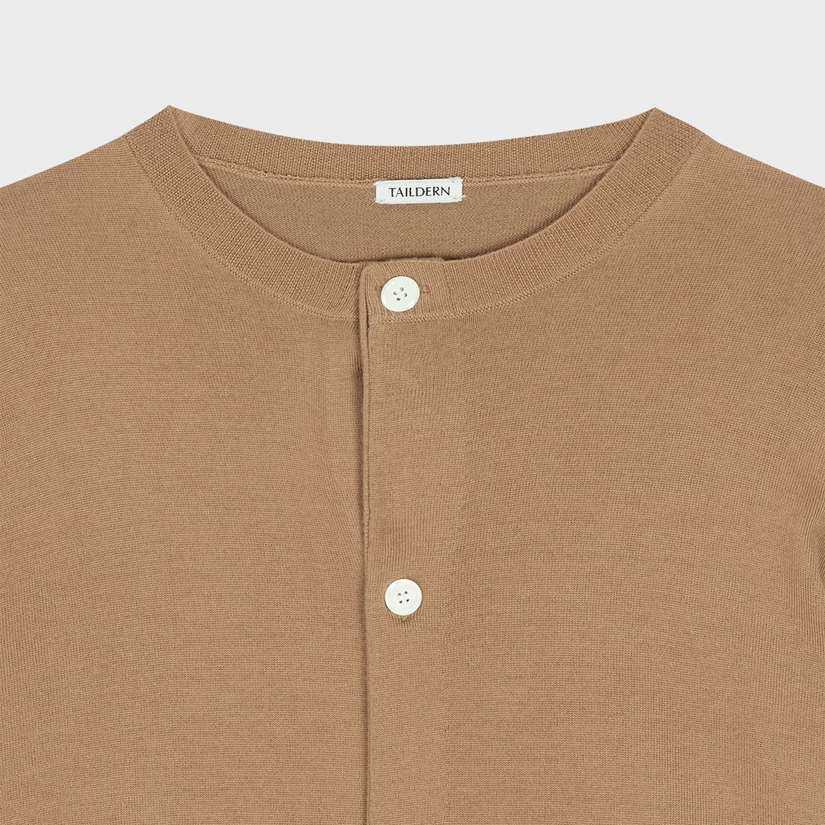 테일던(TAILDERN) High guage Summer wool Cardigan Beige