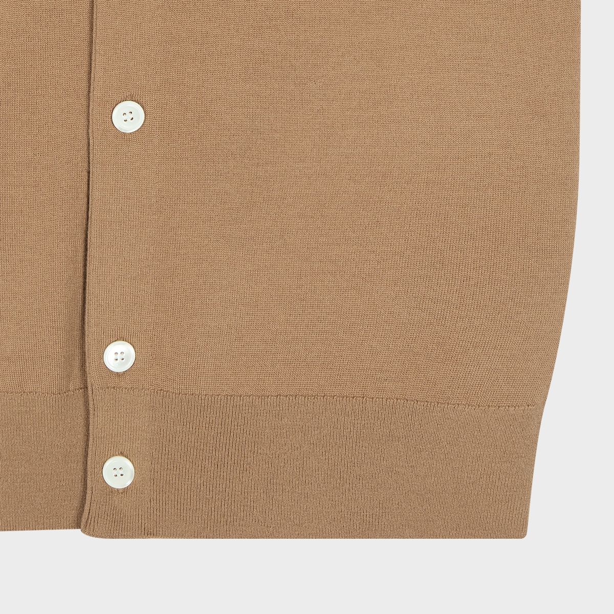 테일던(TAILDERN) High guage Summer wool Cardigan Beige