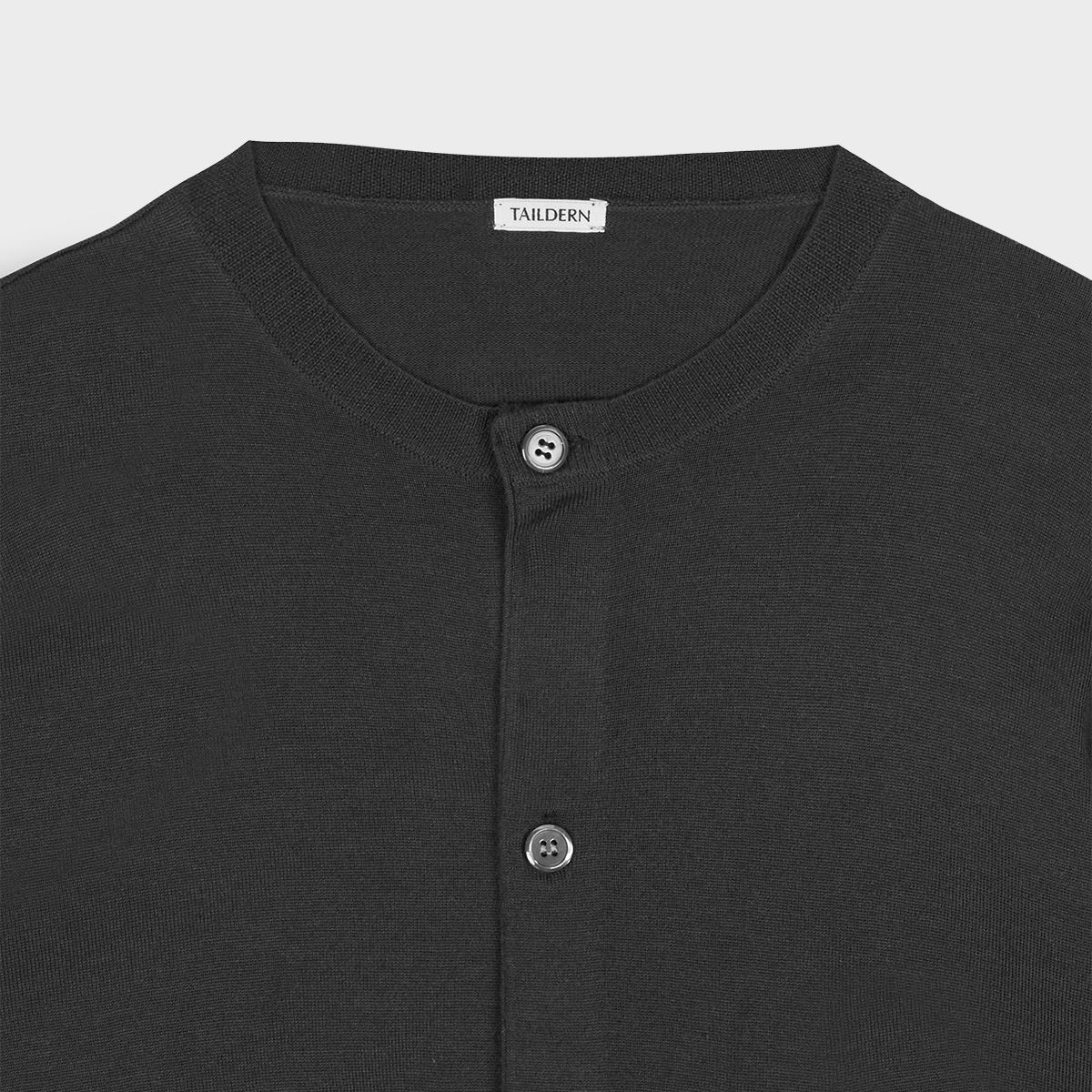 테일던(TAILDERN) High guage Summer wool Cardigan Grey