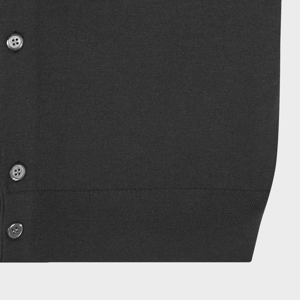 테일던(TAILDERN) High guage Summer wool Cardigan Grey
