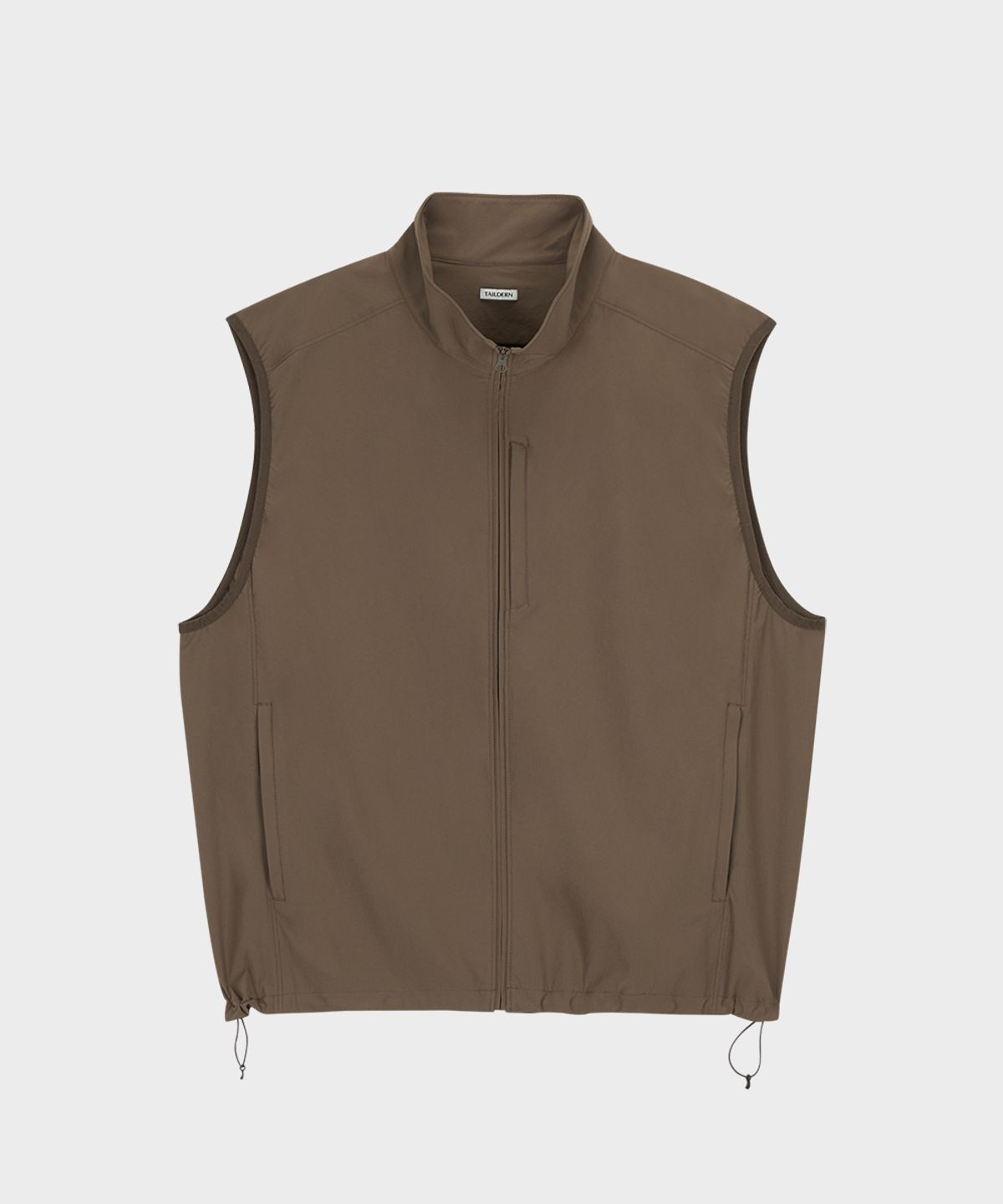 테일던(TAILDERN) Tech Woven Vest Brown
